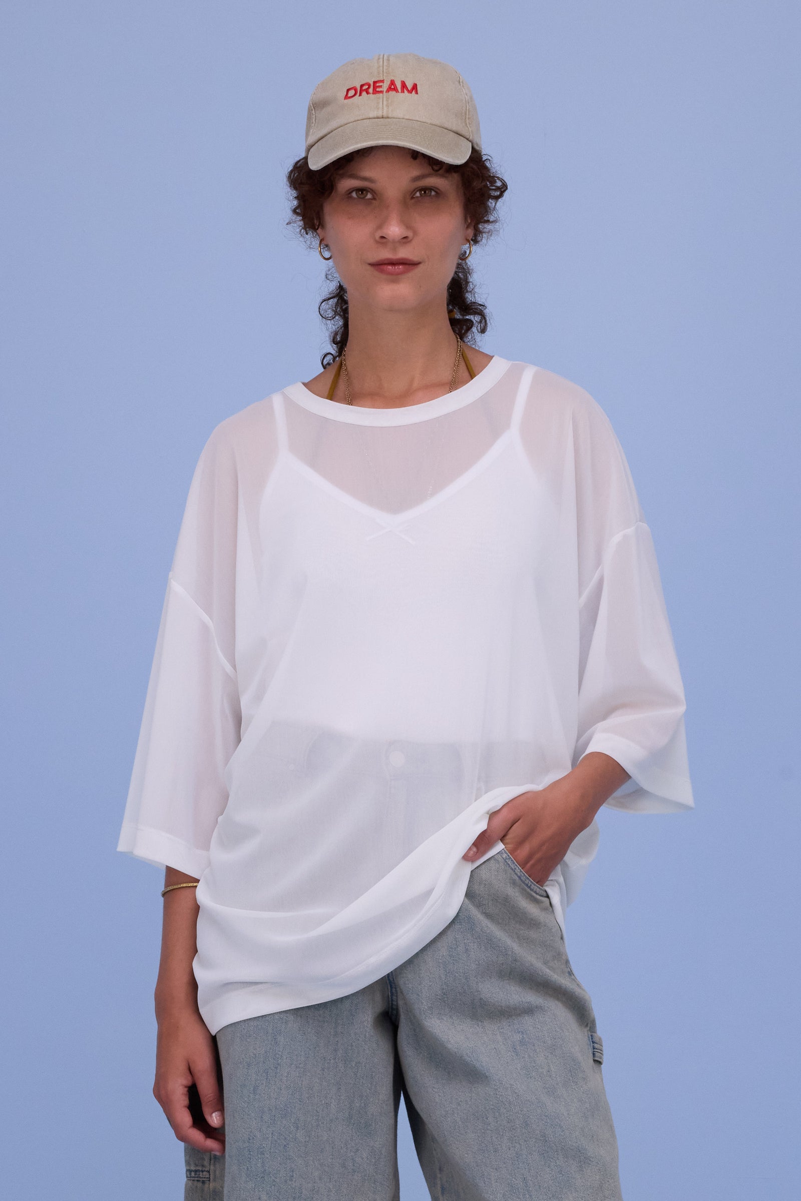 Harris T-shirt in white mesh