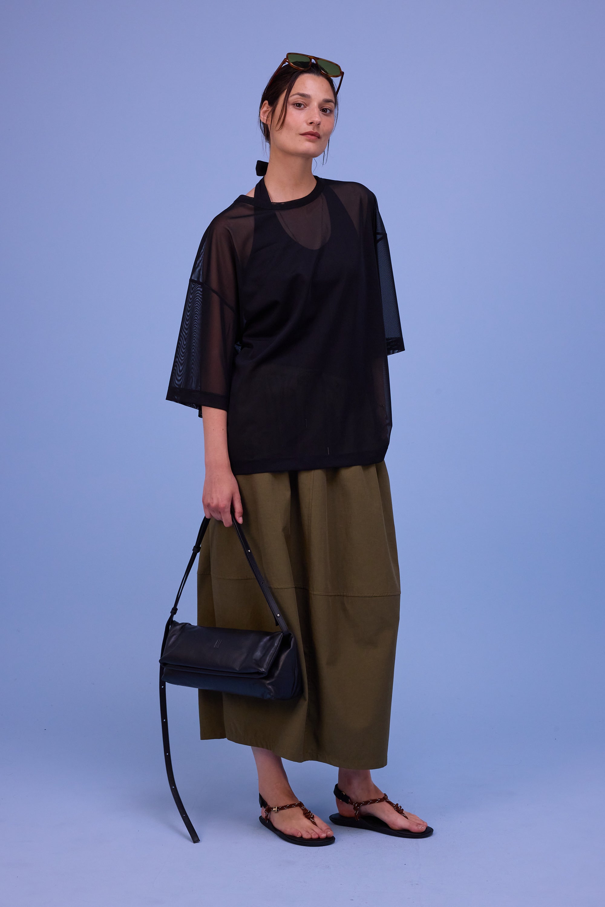 Harris T-shirt in black mesh