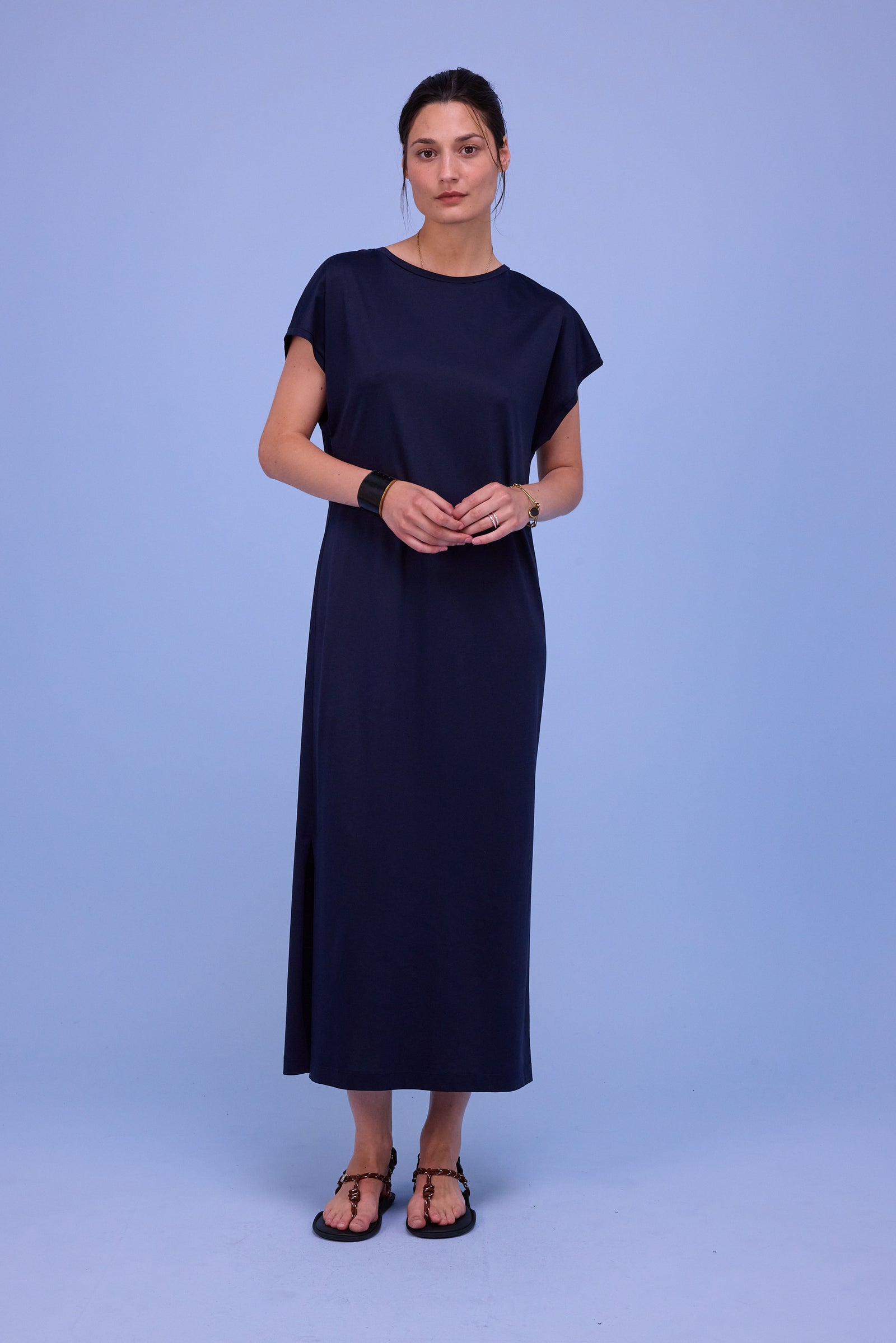 Denise jurk in night blue