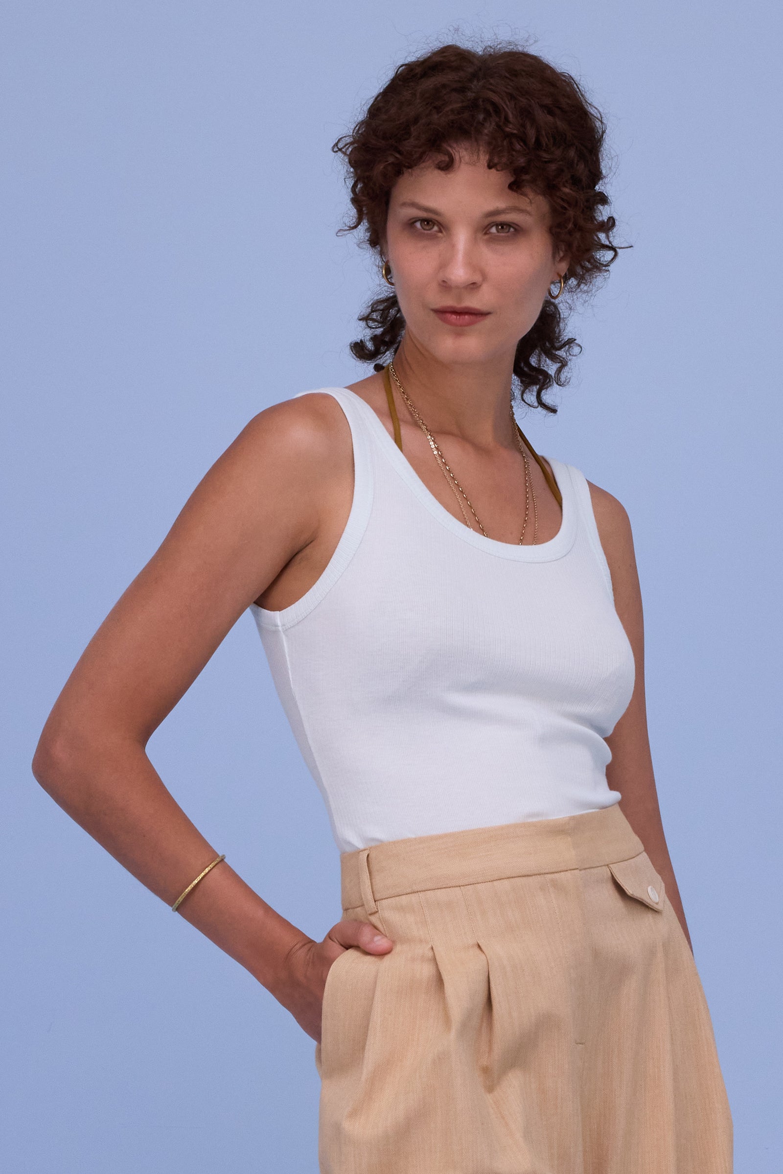 Huma tanktop in ice blue