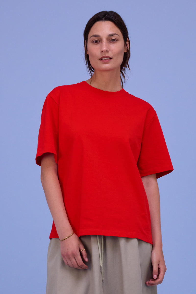 Haiden T-shirt in fiesta red