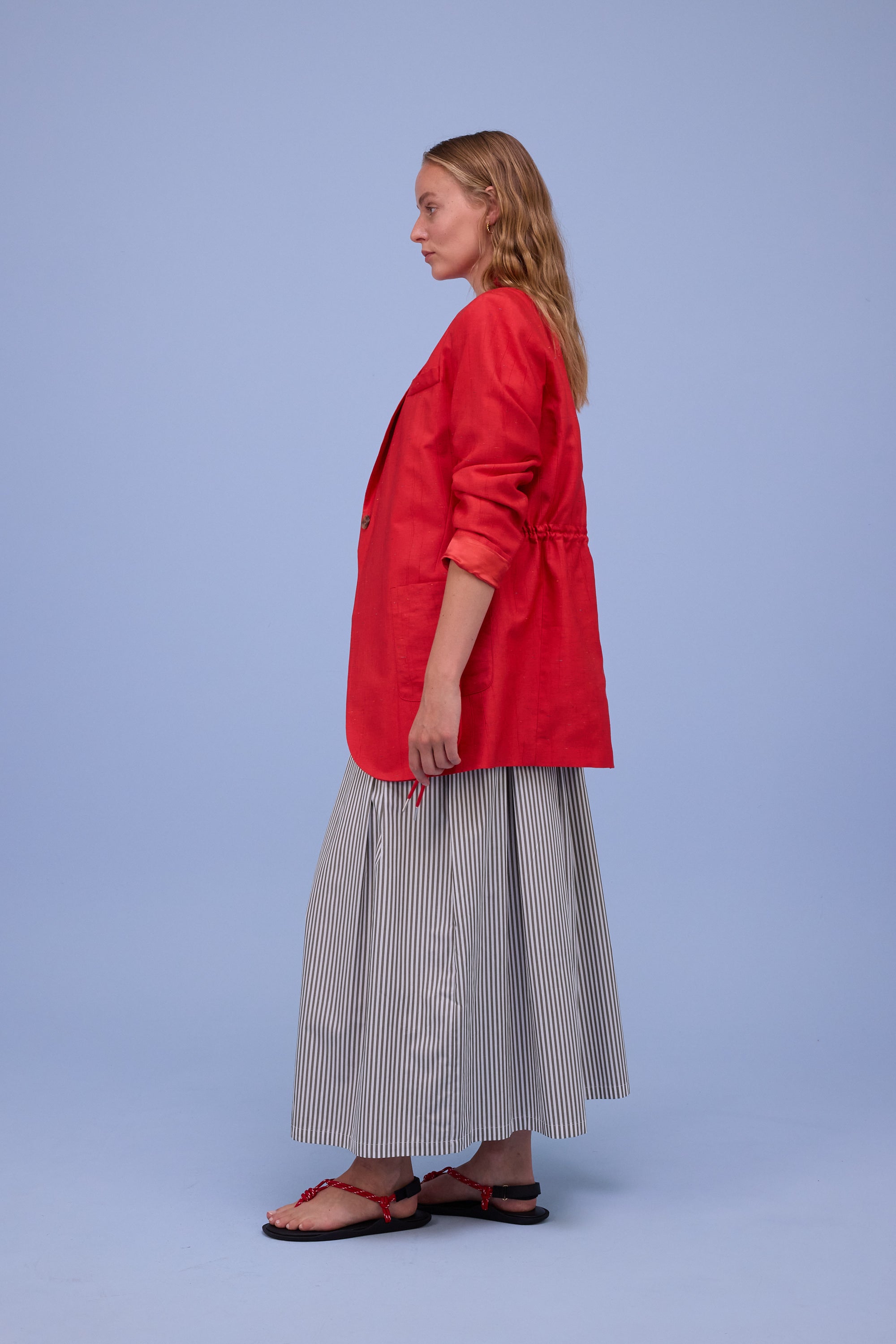 Harmon blazer in fiesta red santoso