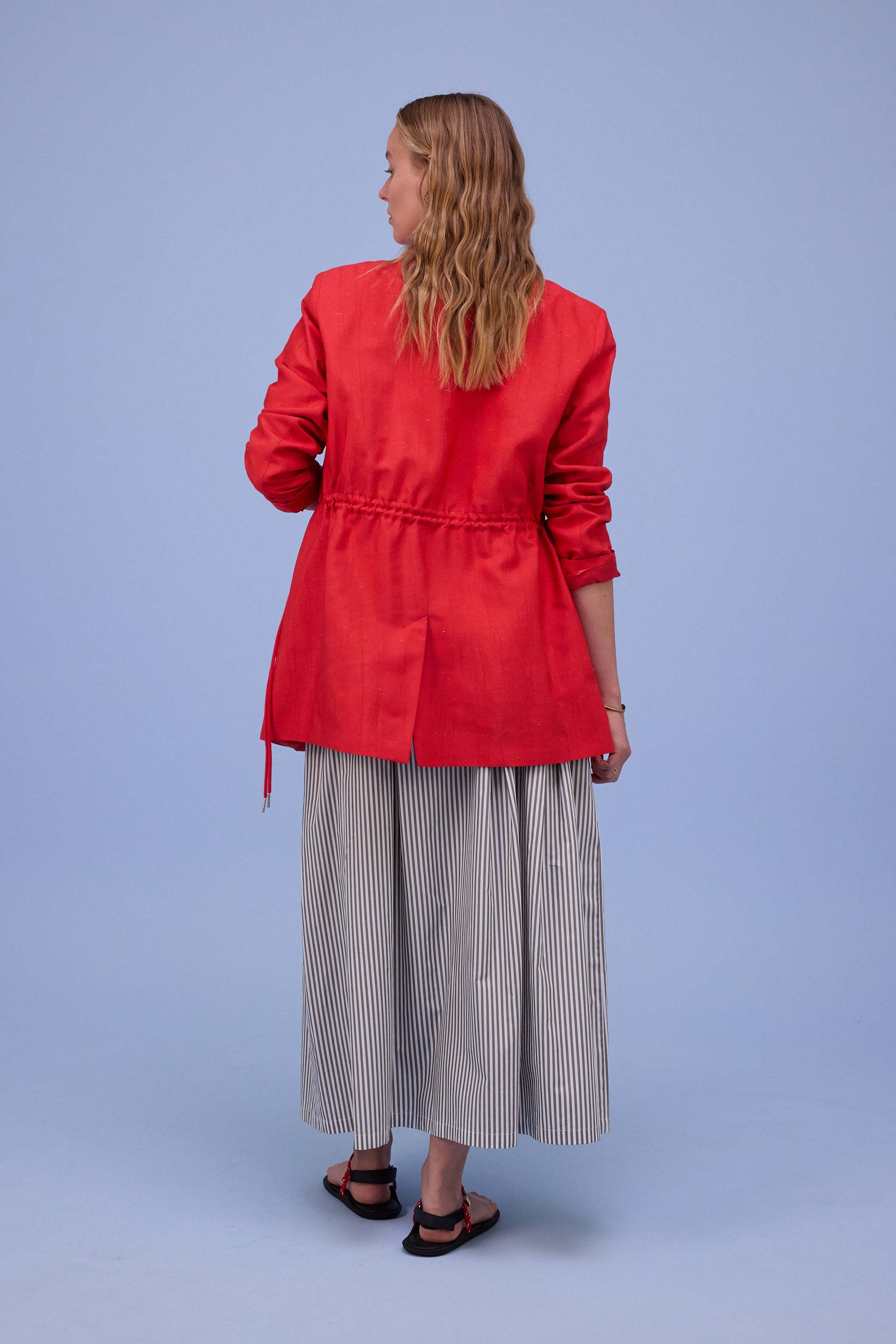 Harmon blazer in fiesta red santoso