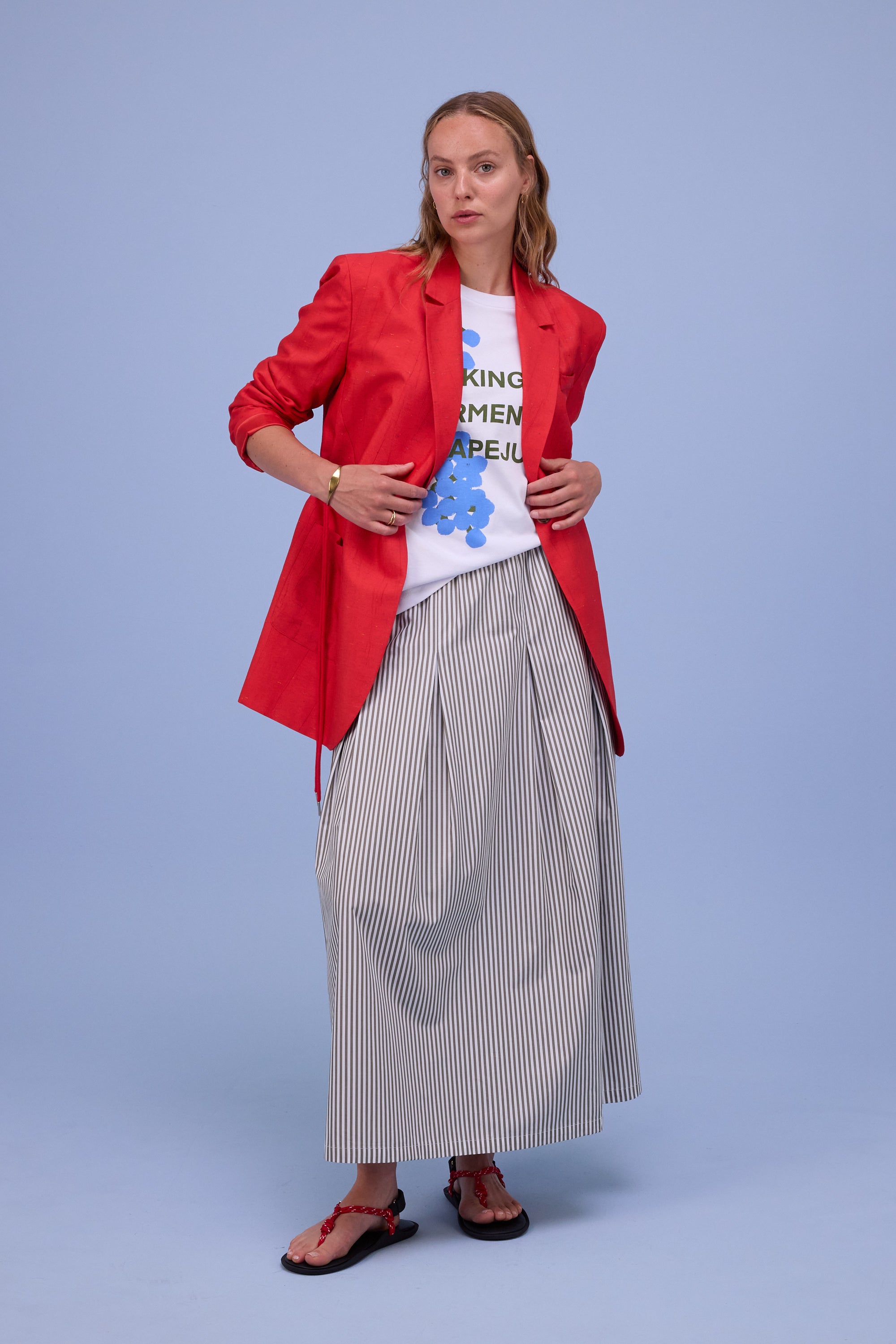 Harmon blazer in fiesta red santoso