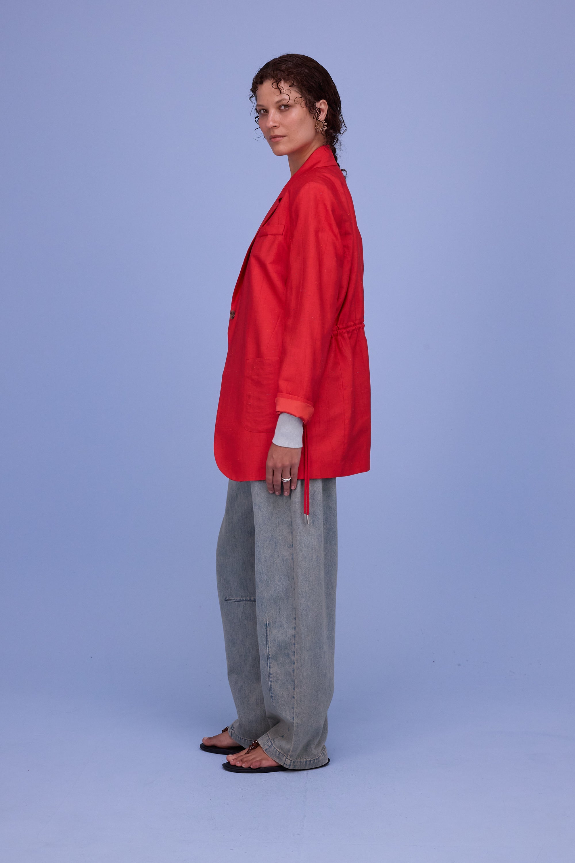 Harmon blazer in fiesta red santoso