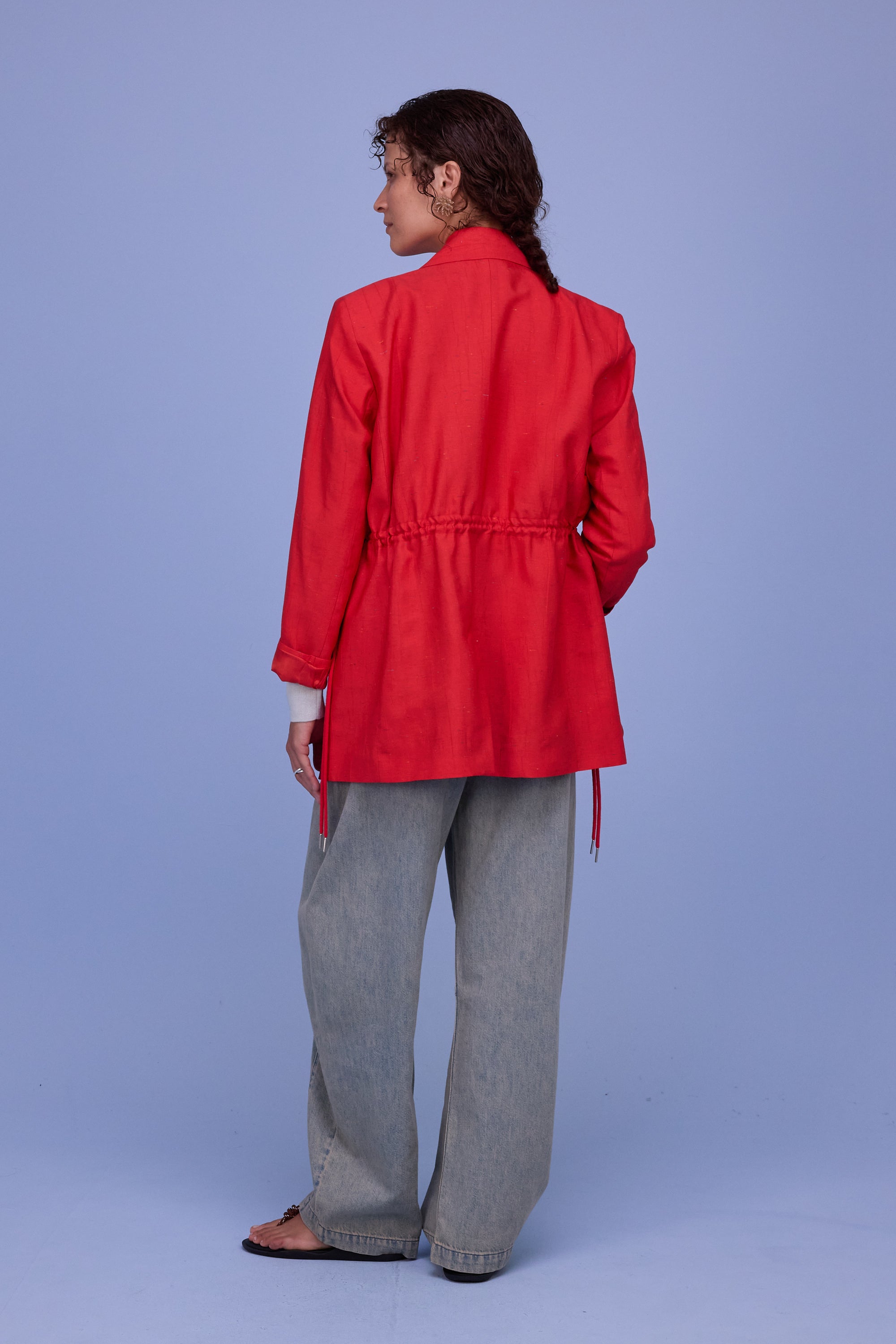 Harmon blazer in fiesta red santoso