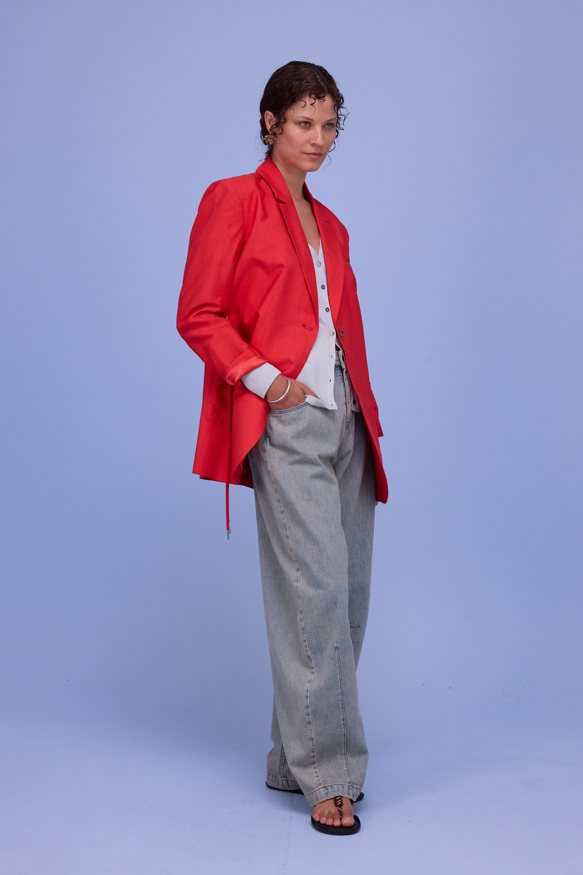 Harmon blazer in fiesta red santoso