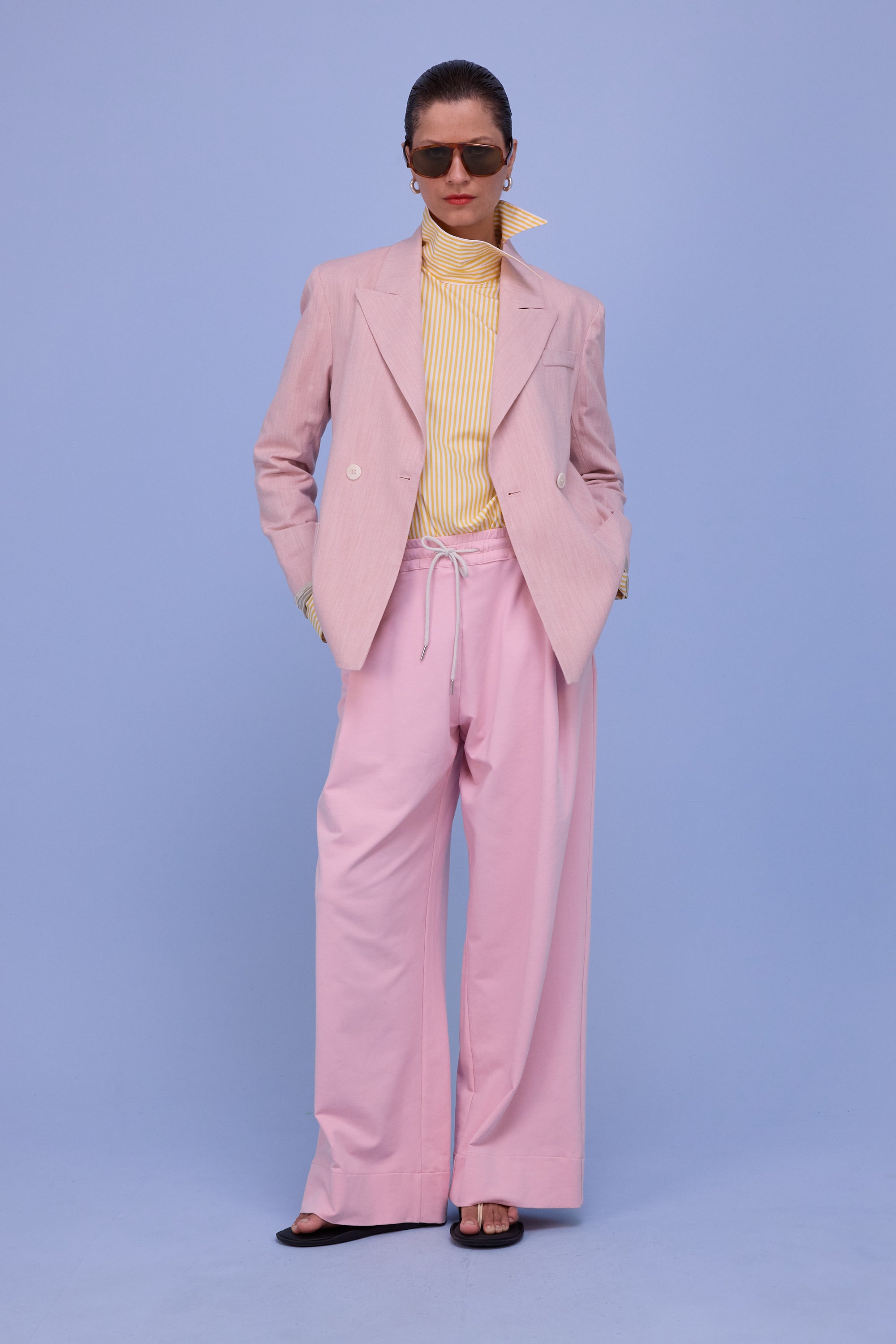 Davos blazer in soft rose