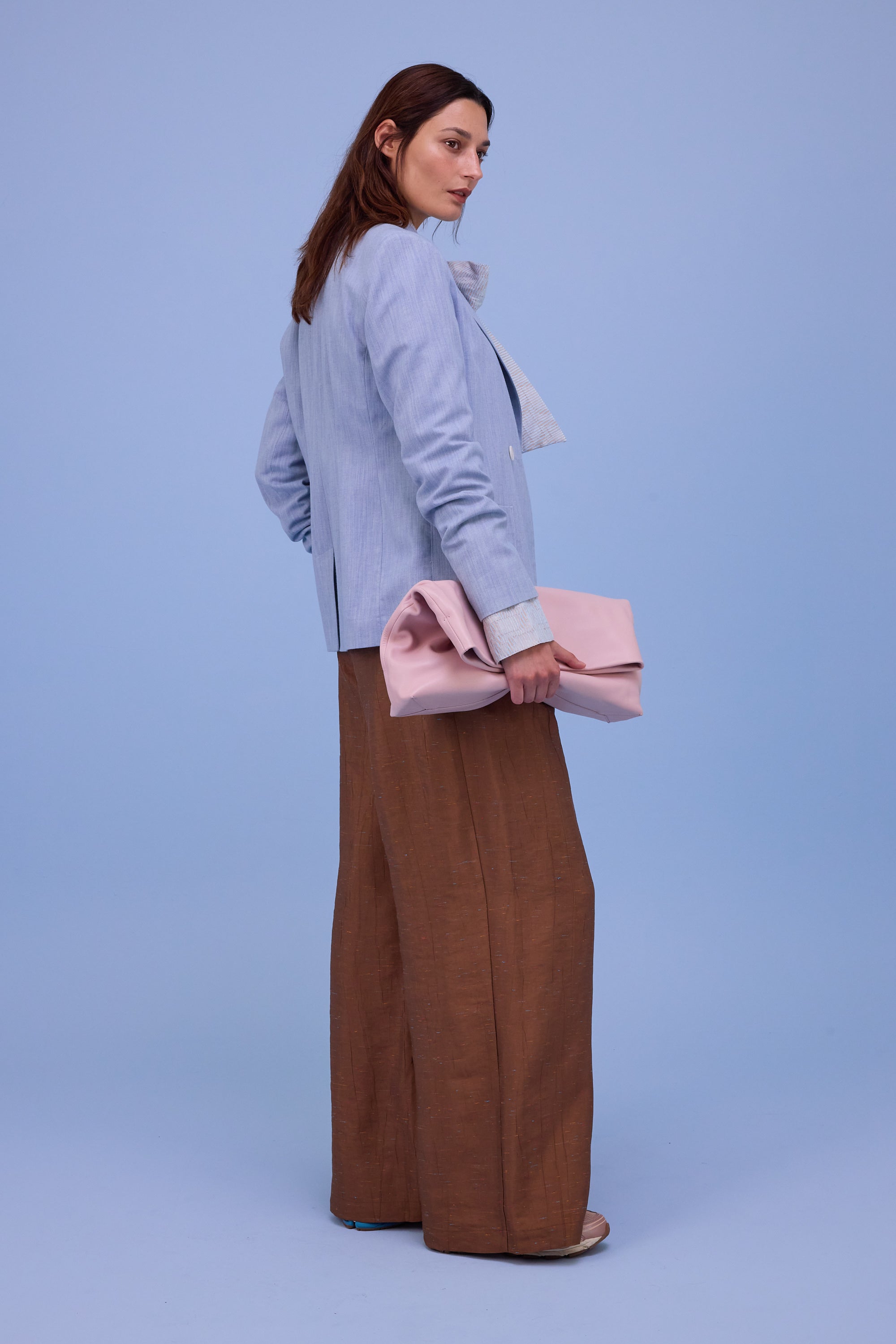 Davos blazer in soft blue