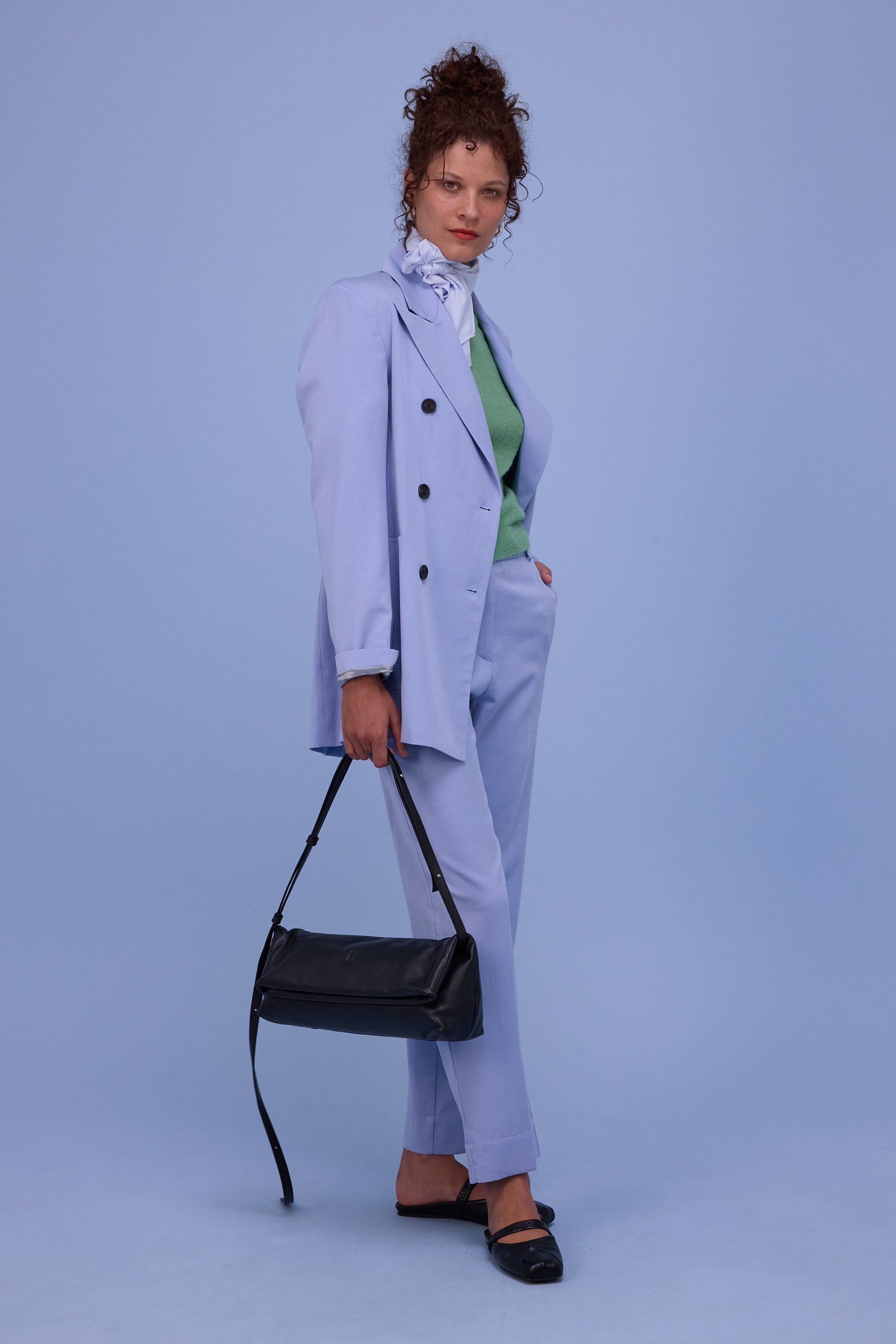 Glenn blazer in soft blue