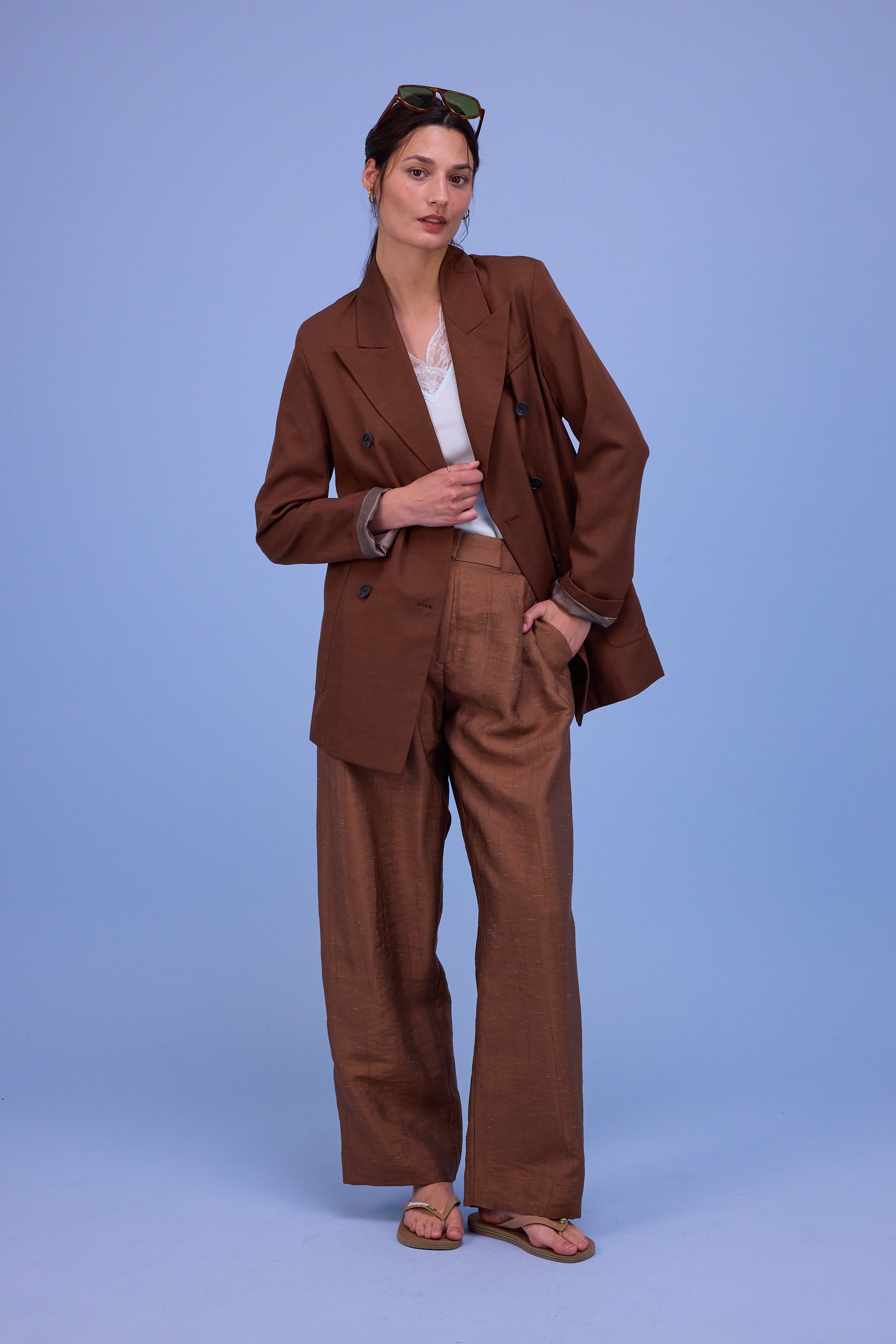 Glenn blazer in cigar