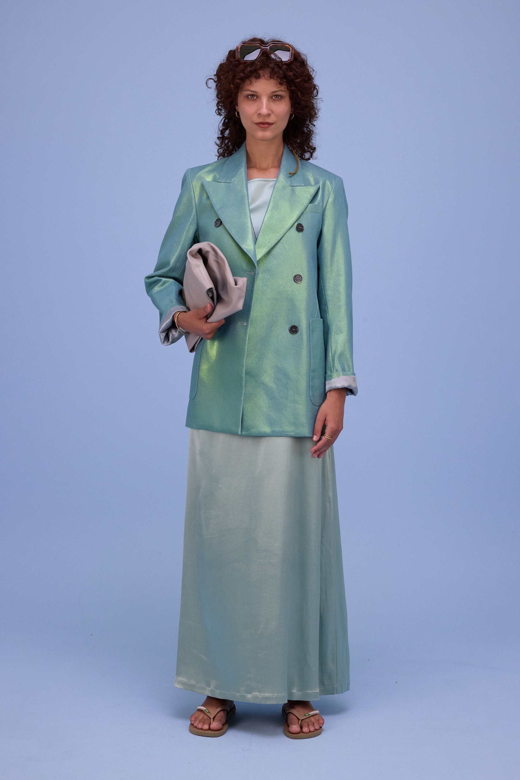 Glenn blazer in mermaid