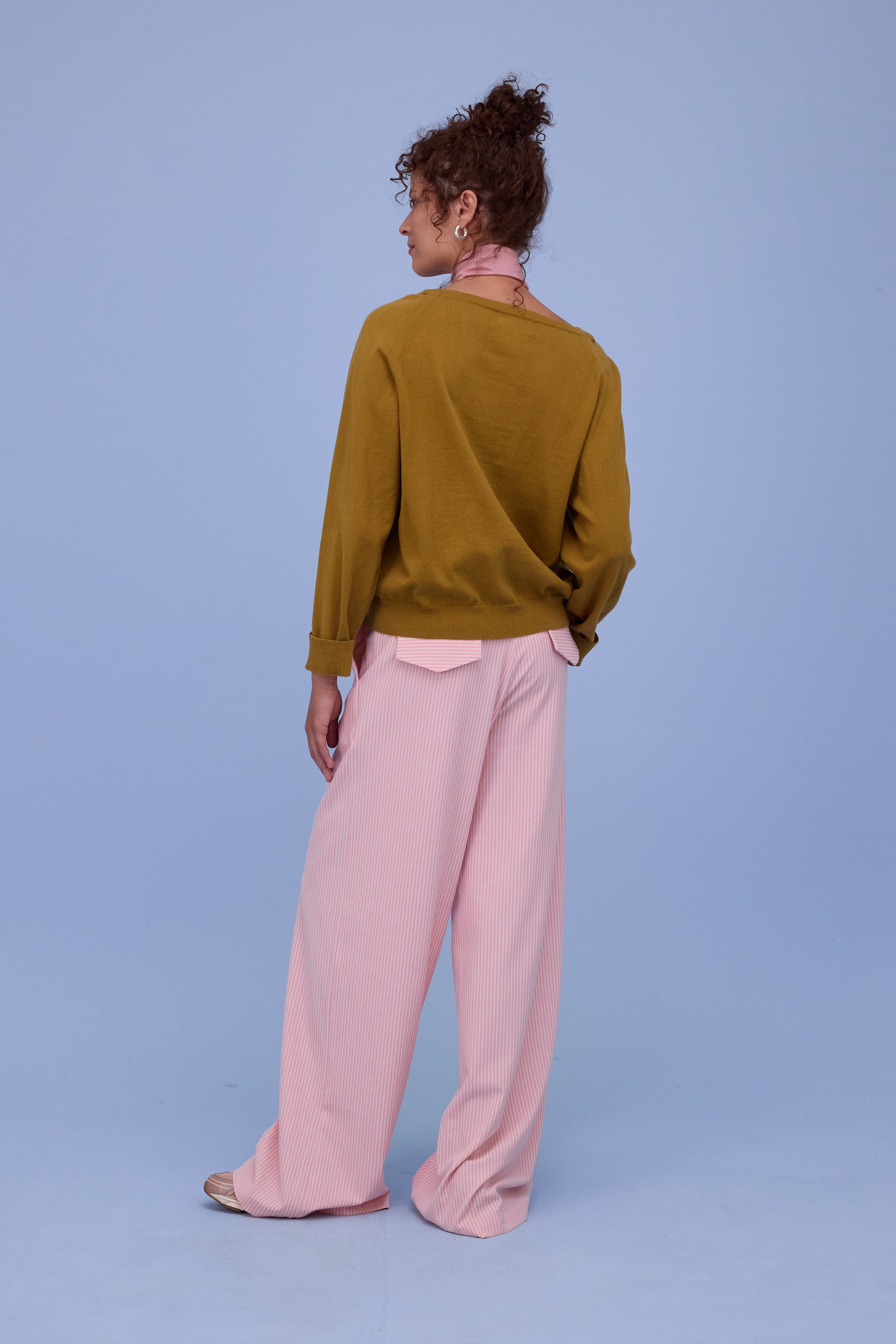 Honfleur trui in mustard