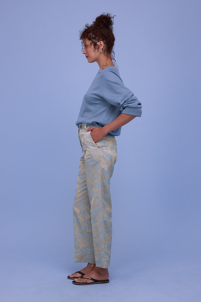 Honfleur trui in dusk blue