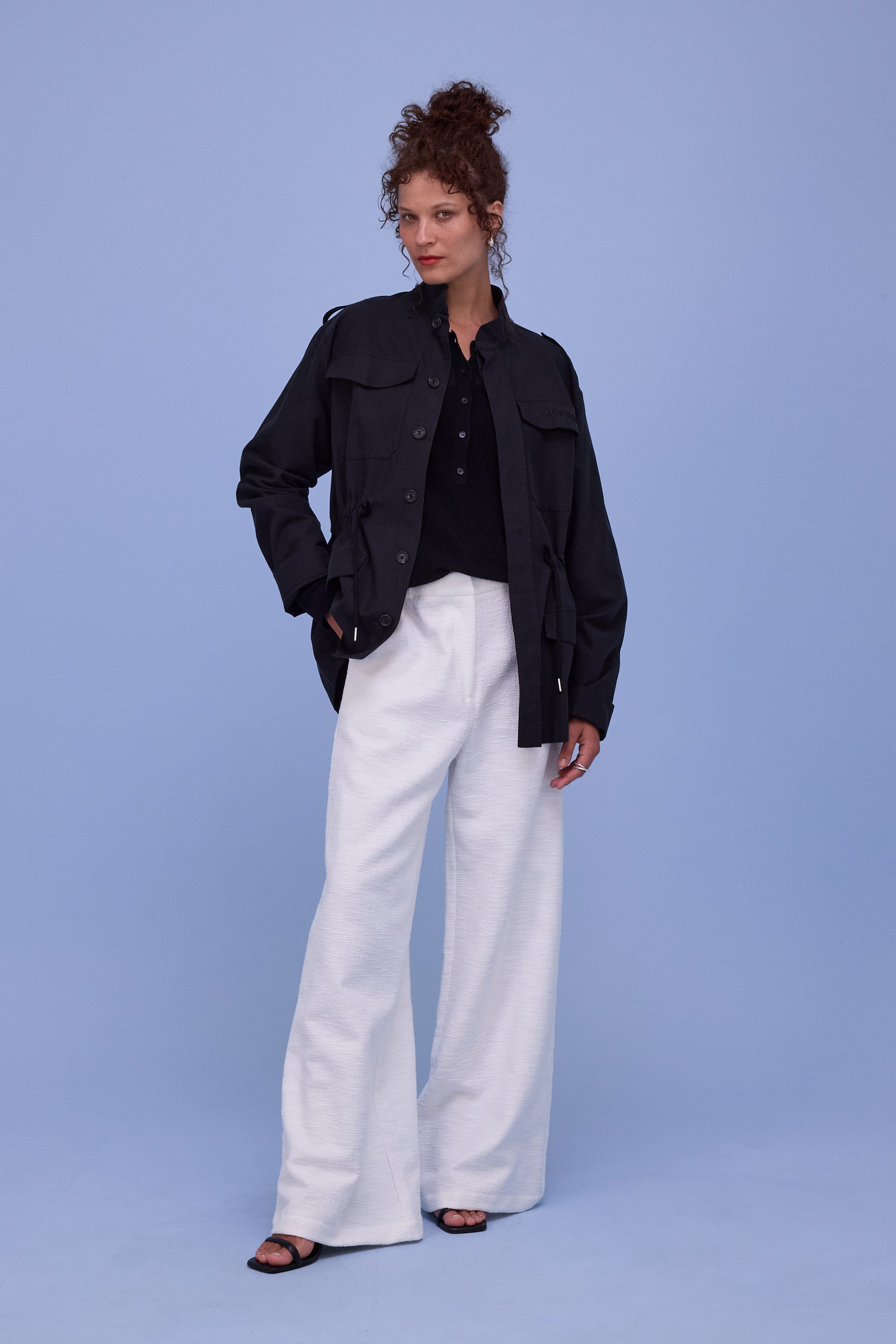 Hartford knitted sweater in black 