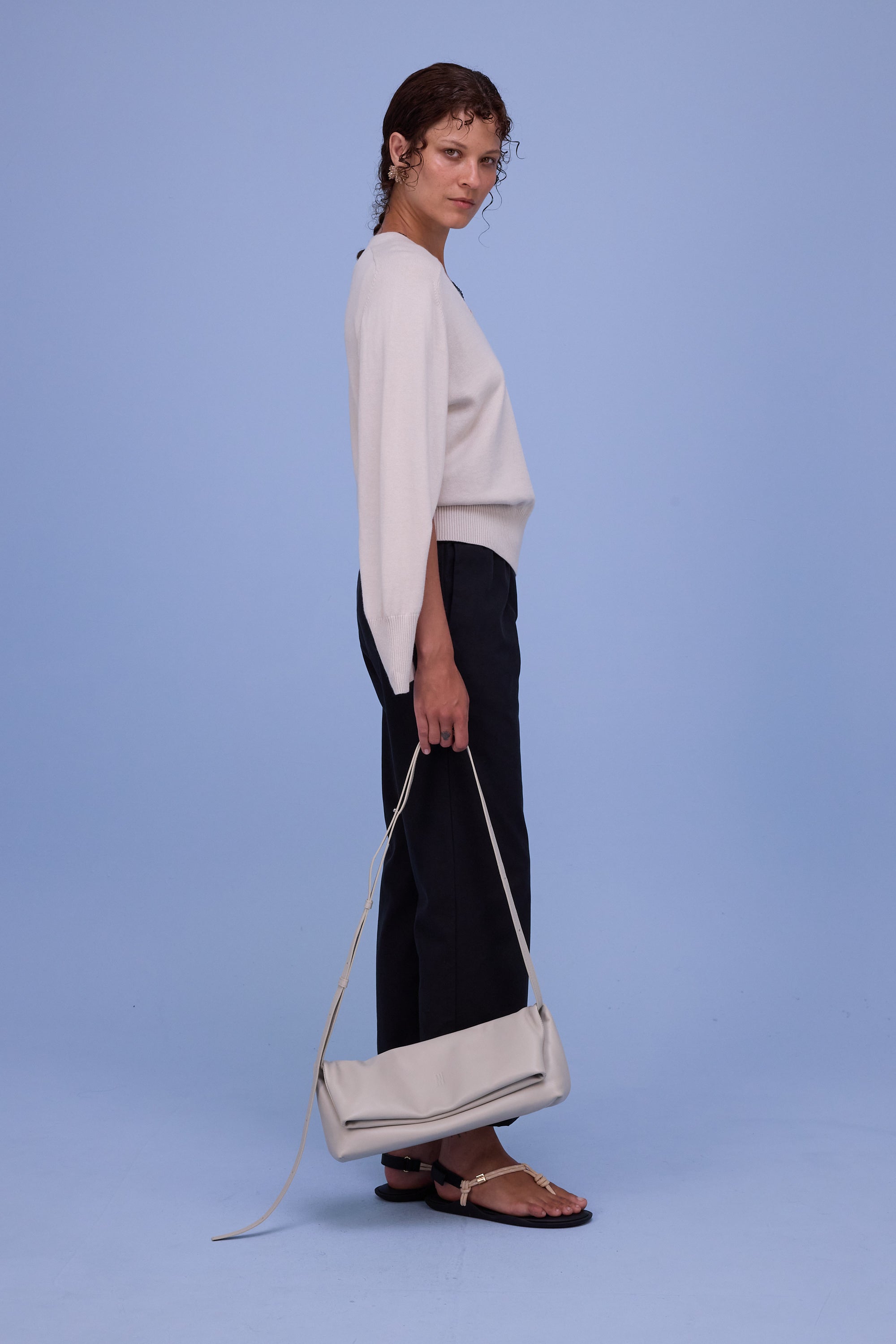 Hobart trui in almond