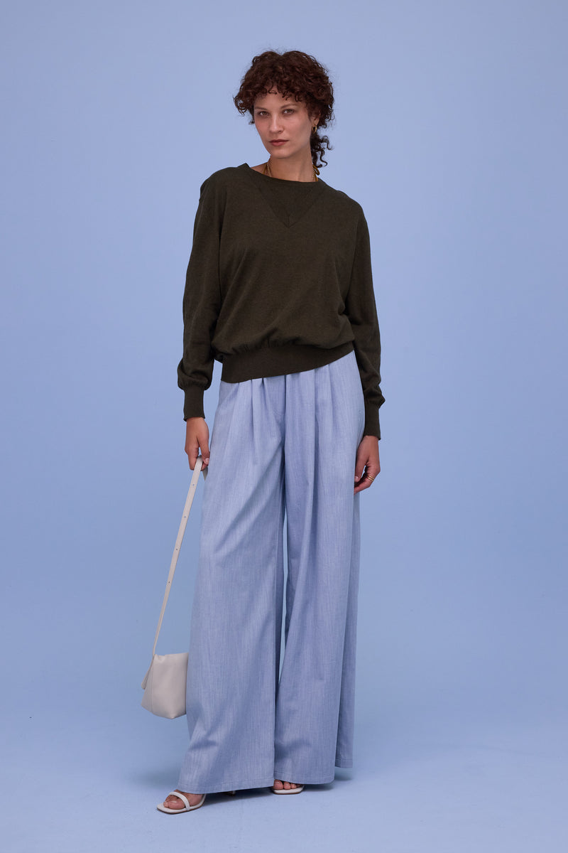 Hollywood trui in nori green