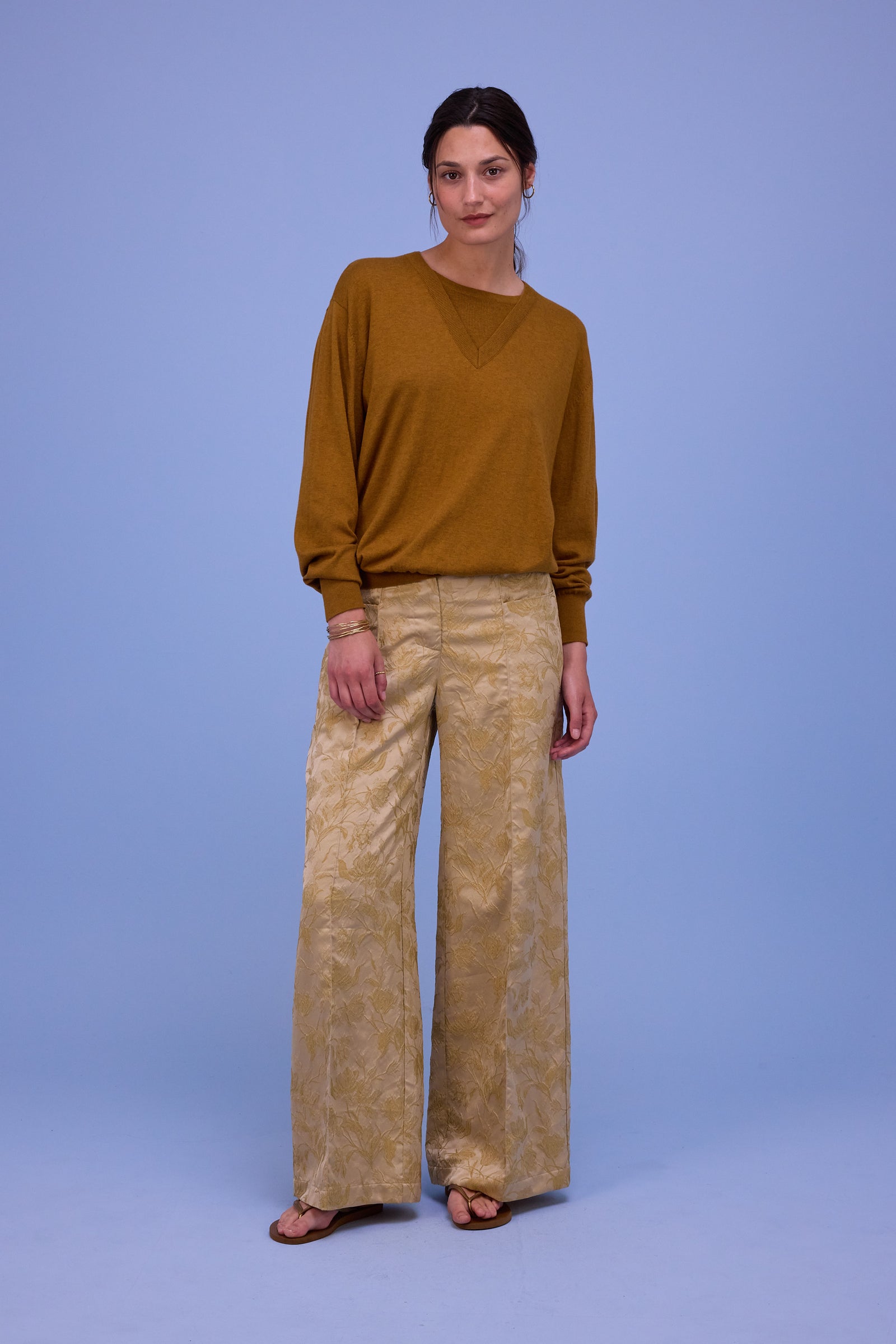 Hollywood trui in golden brown