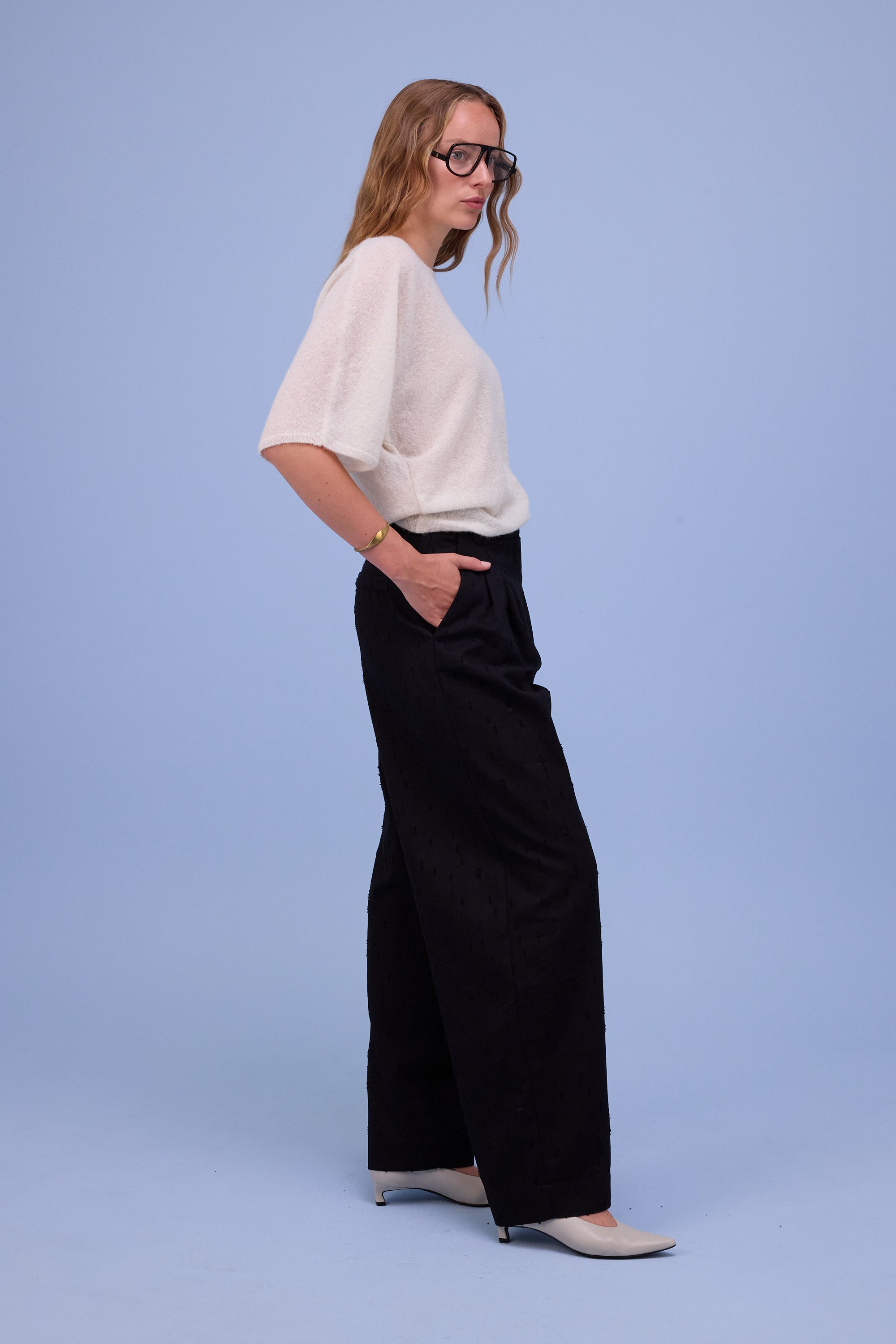 Haarlem top in off-white