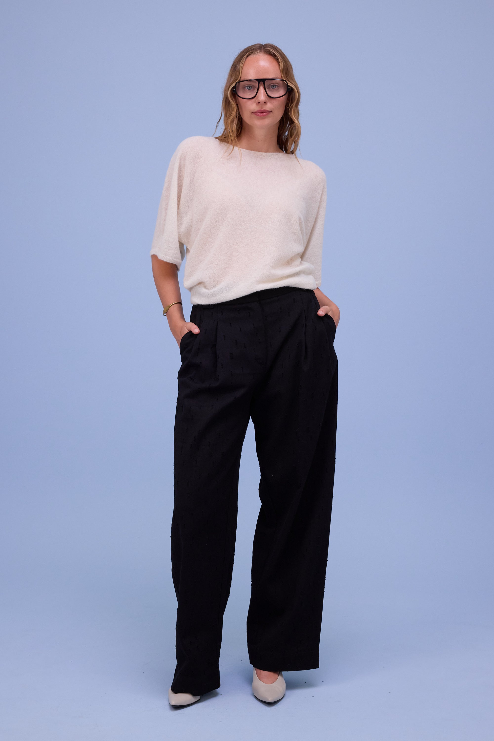 Haarlem top in off-white