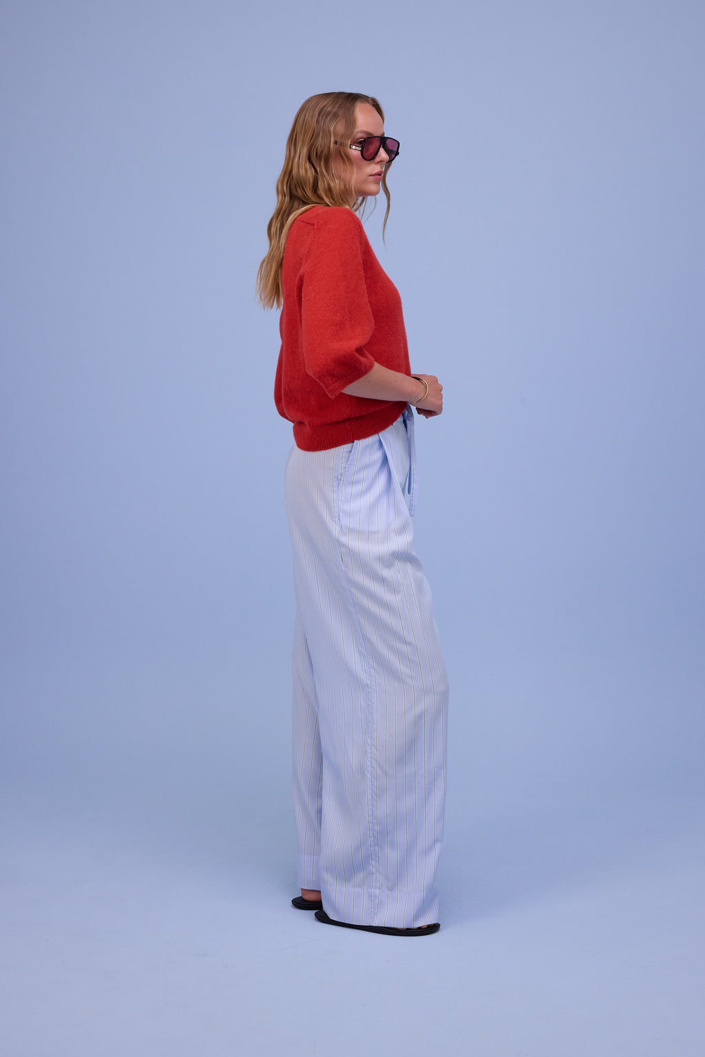 Huelva trui in poppy red