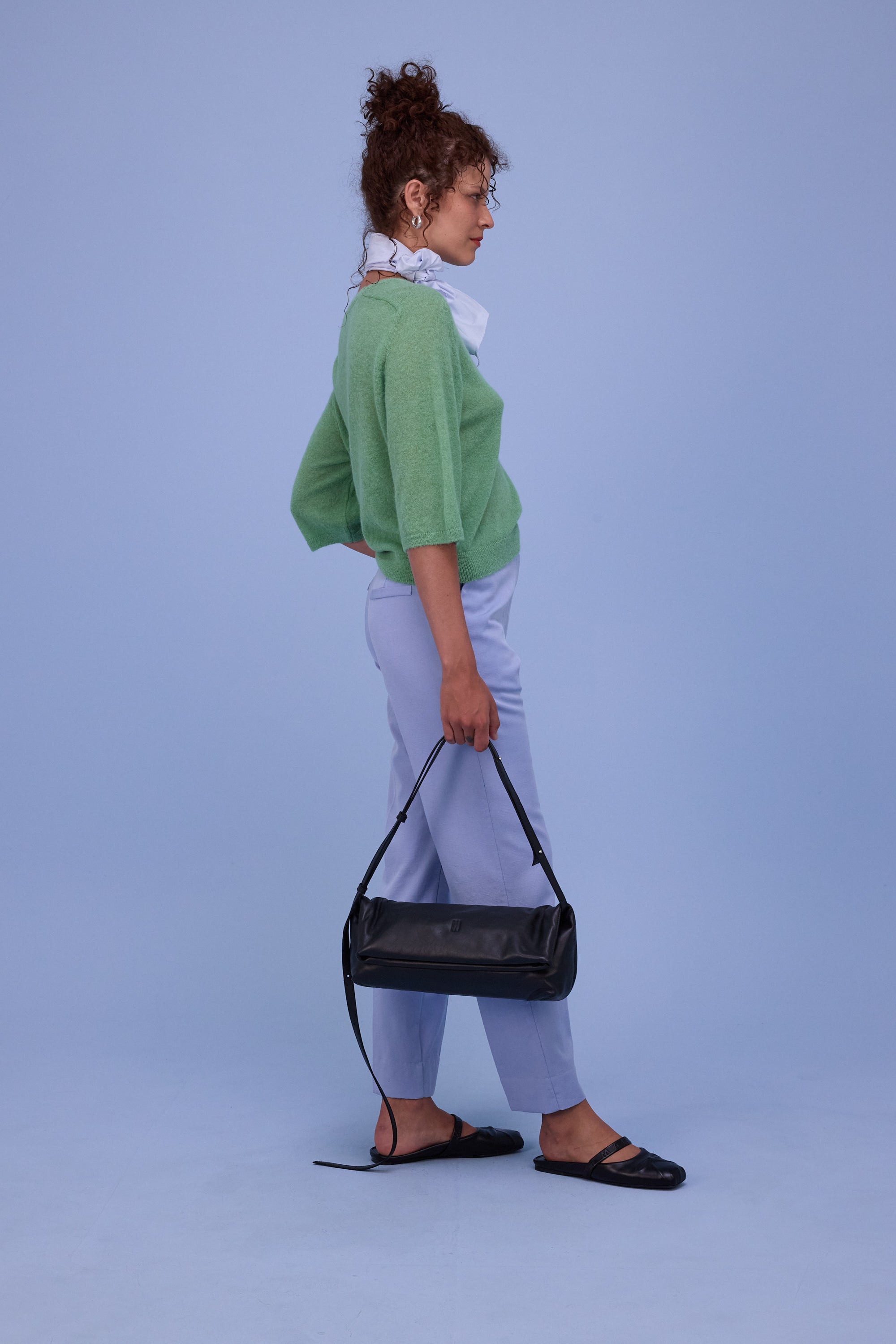 Huelva trui in opaline green