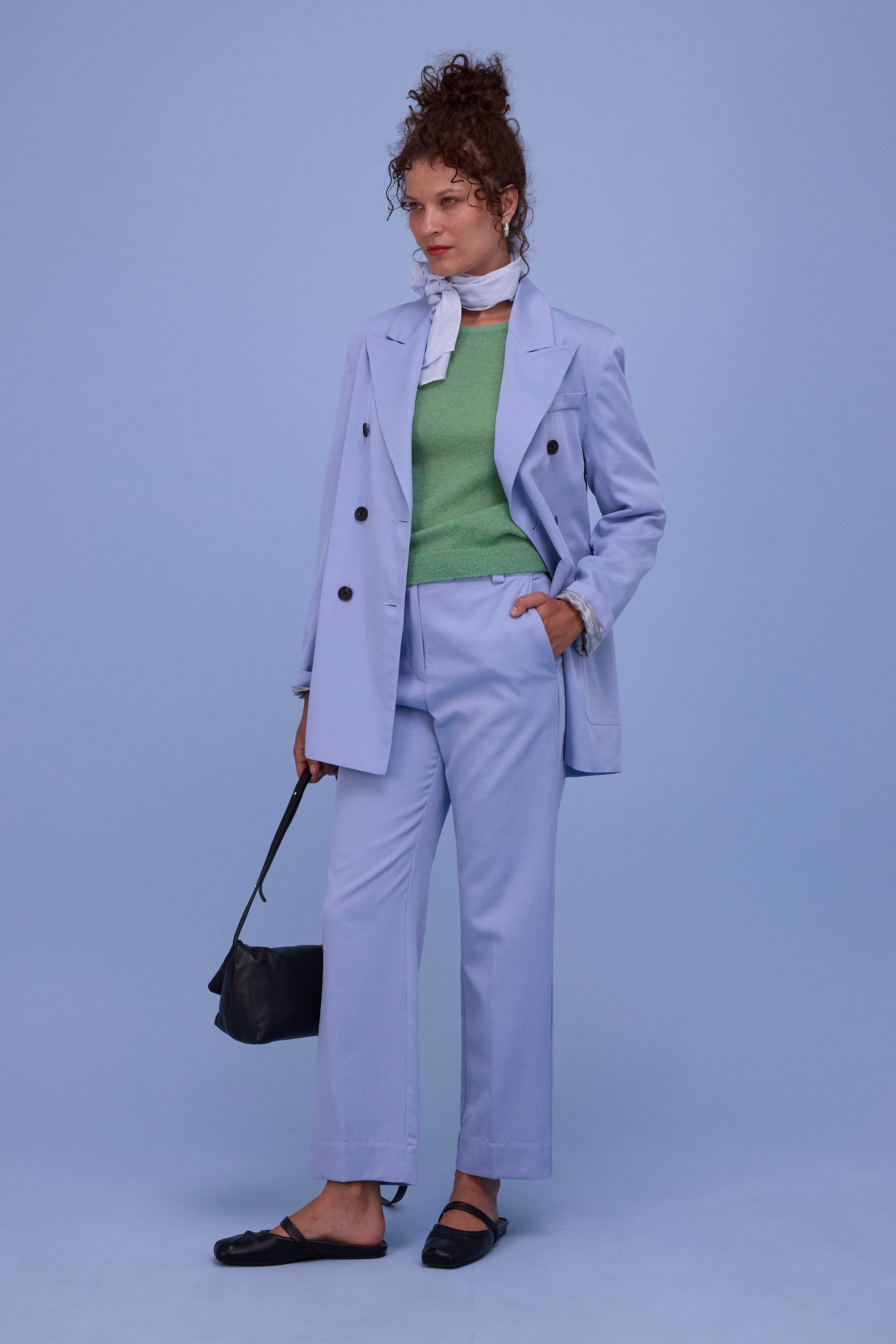 Huelva trui in opaline green