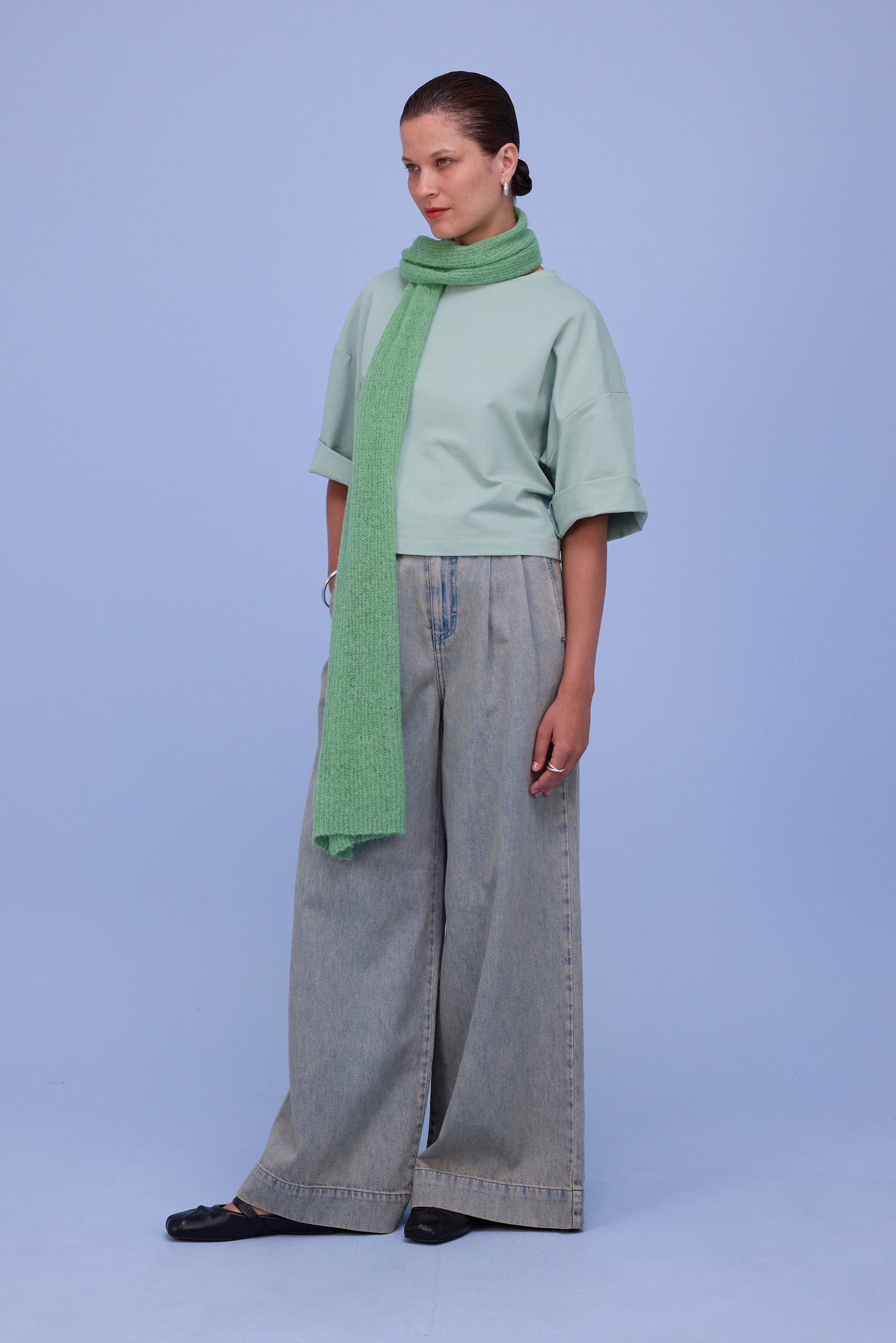 Himi sjaal in opaline green