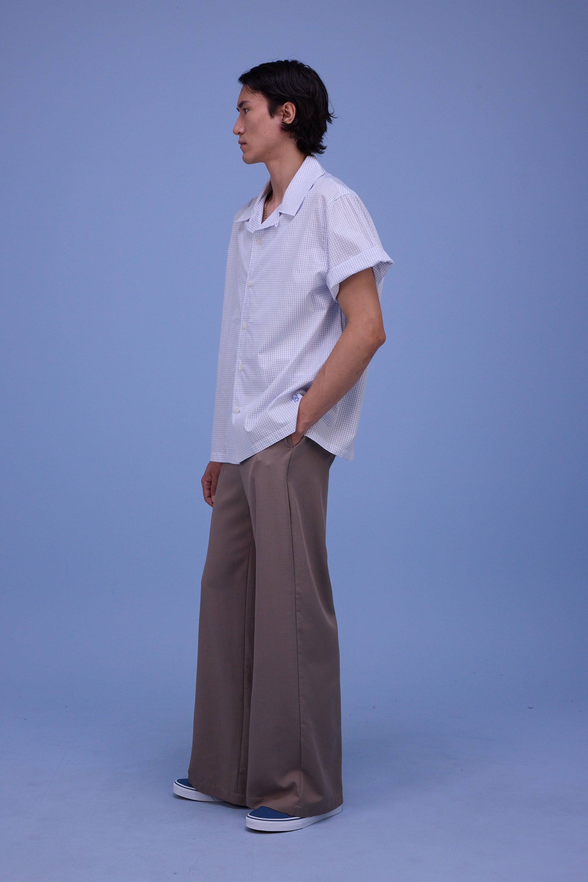 Hugo hemd in notebook blue checks 