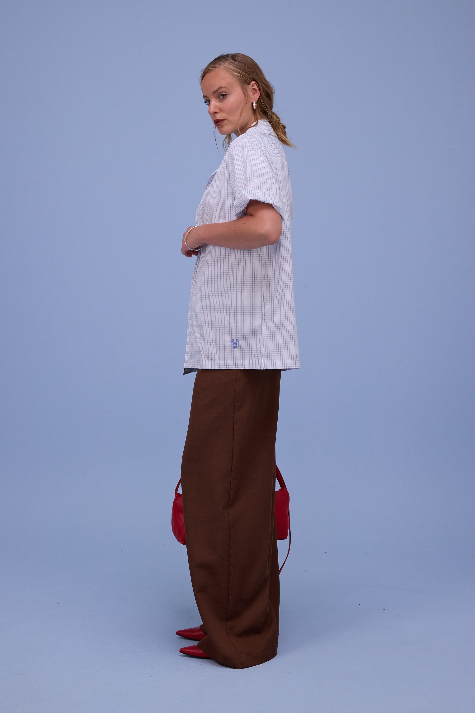 Hugo hemd in notebook blue checks 