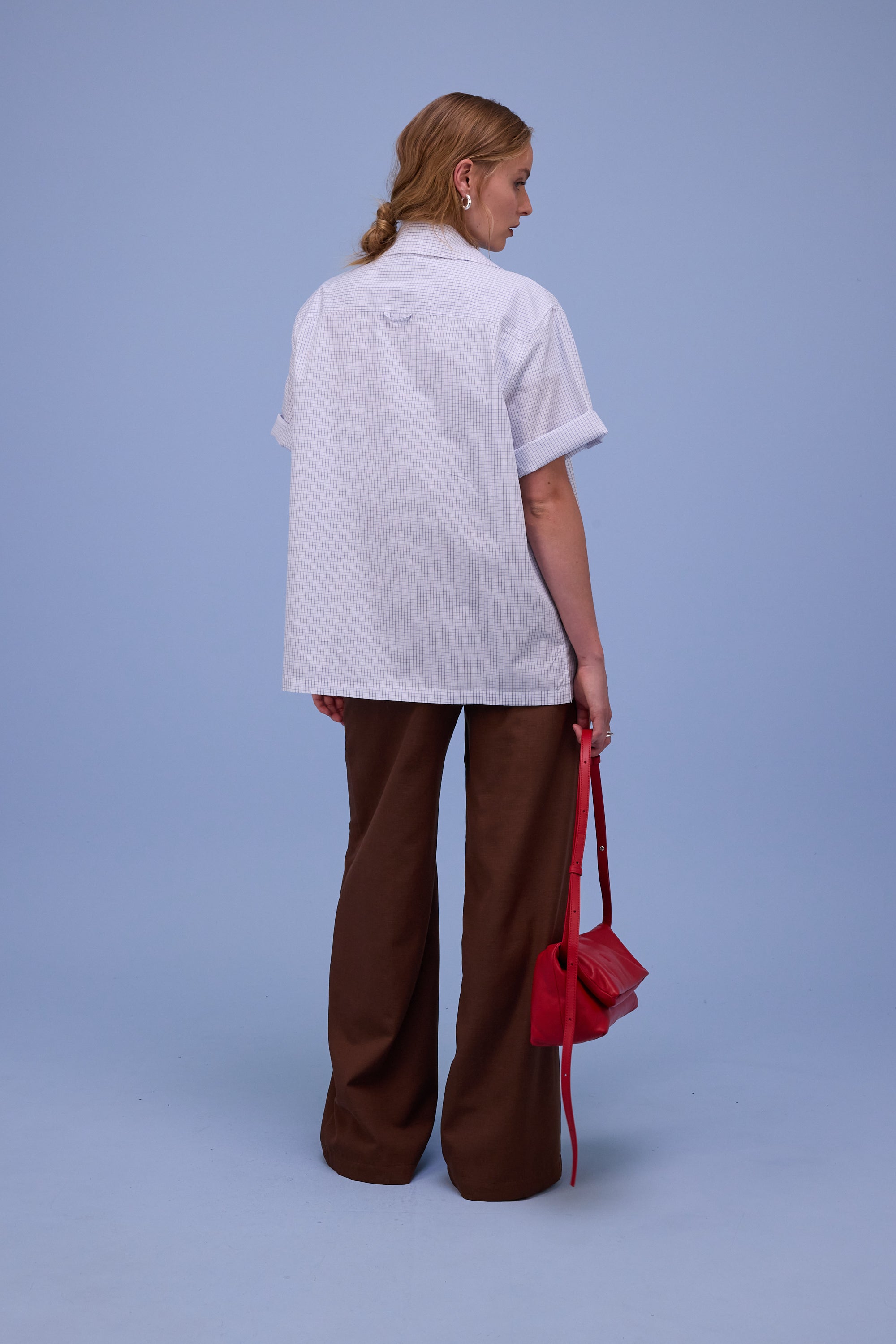 Hugo hemd in notebook blue checks 