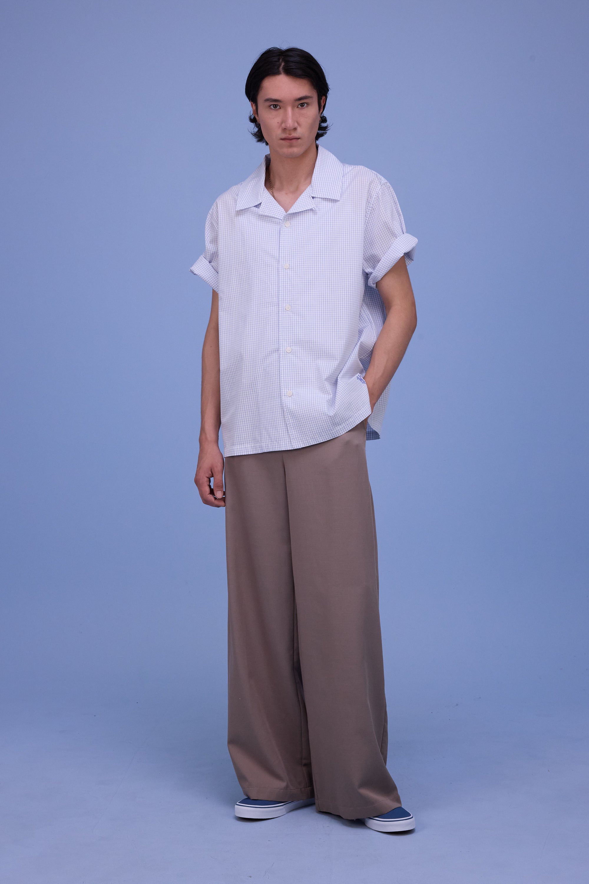 Hugo hemd in notebook blue checks 