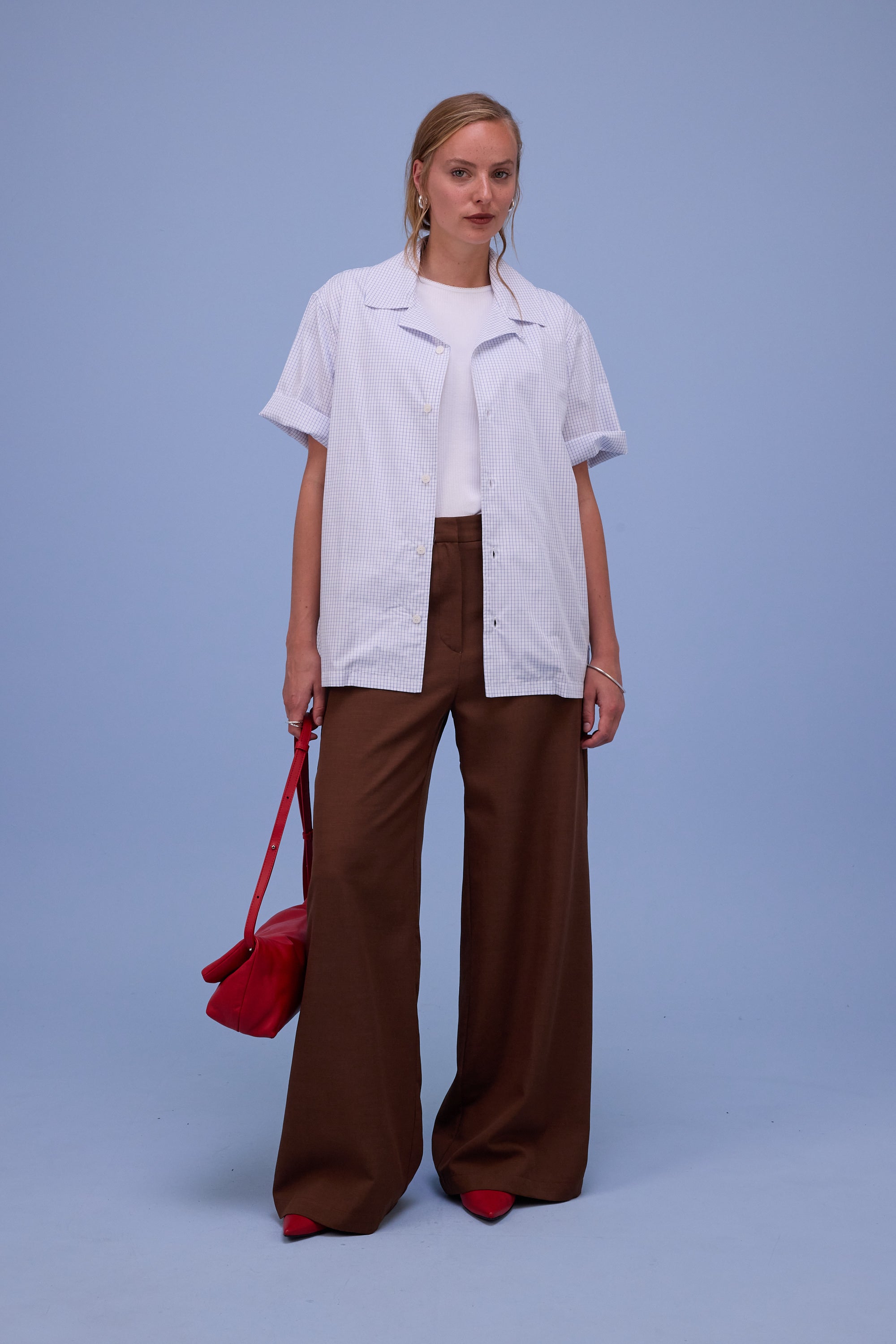 Hugo hemd in notebook blue checks 