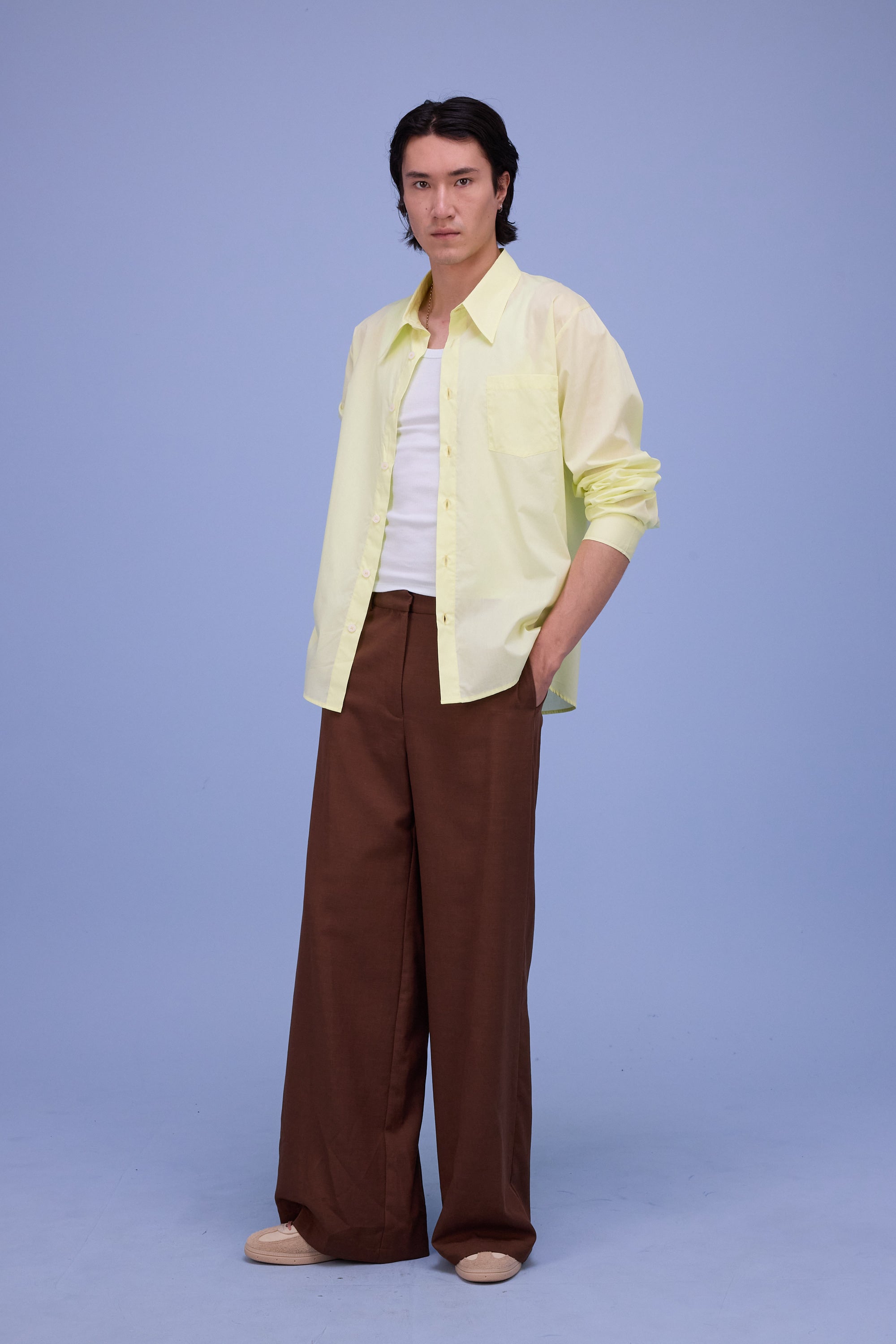 Godfried hemd in tender yellow