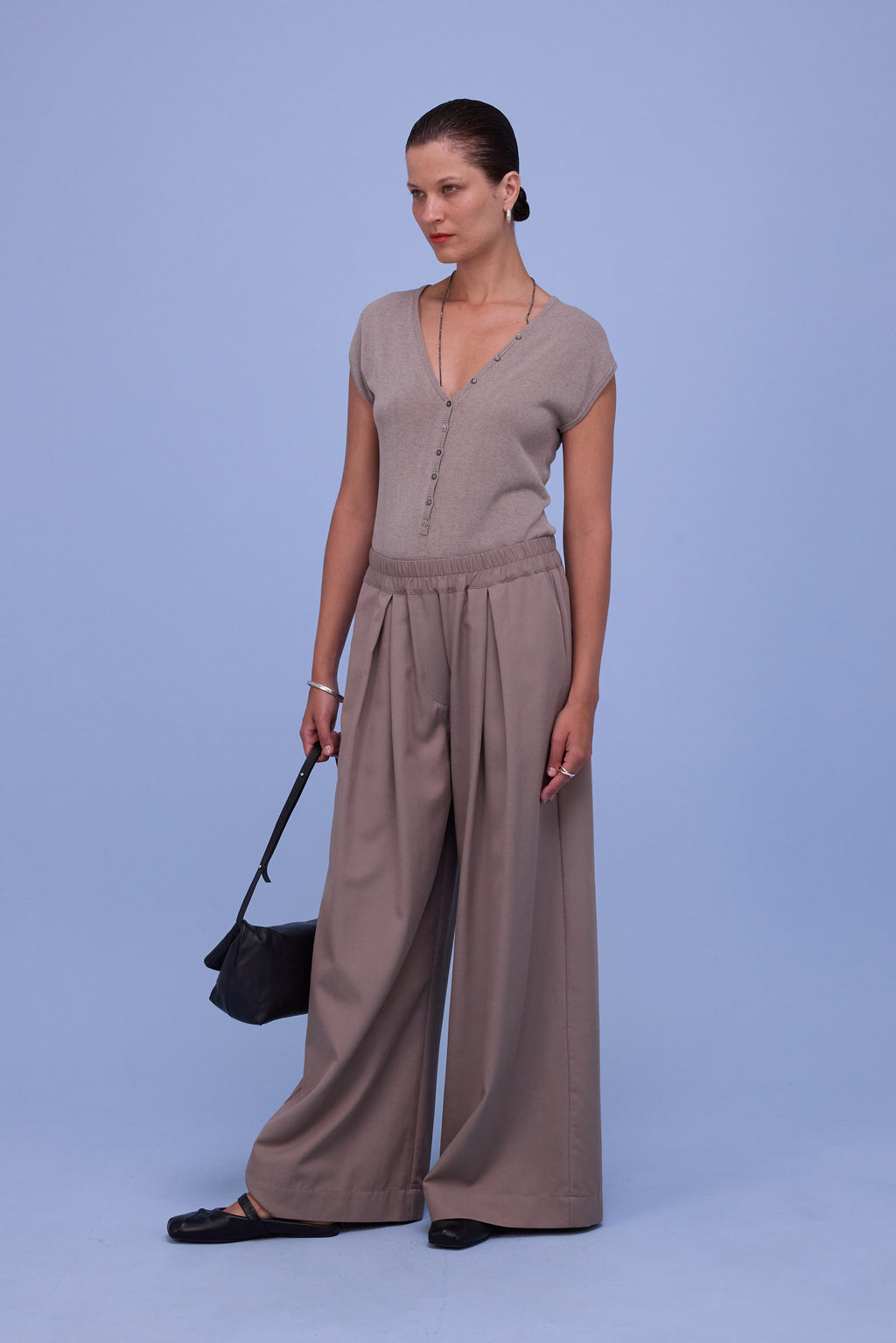 Freddy broek in simply taupe