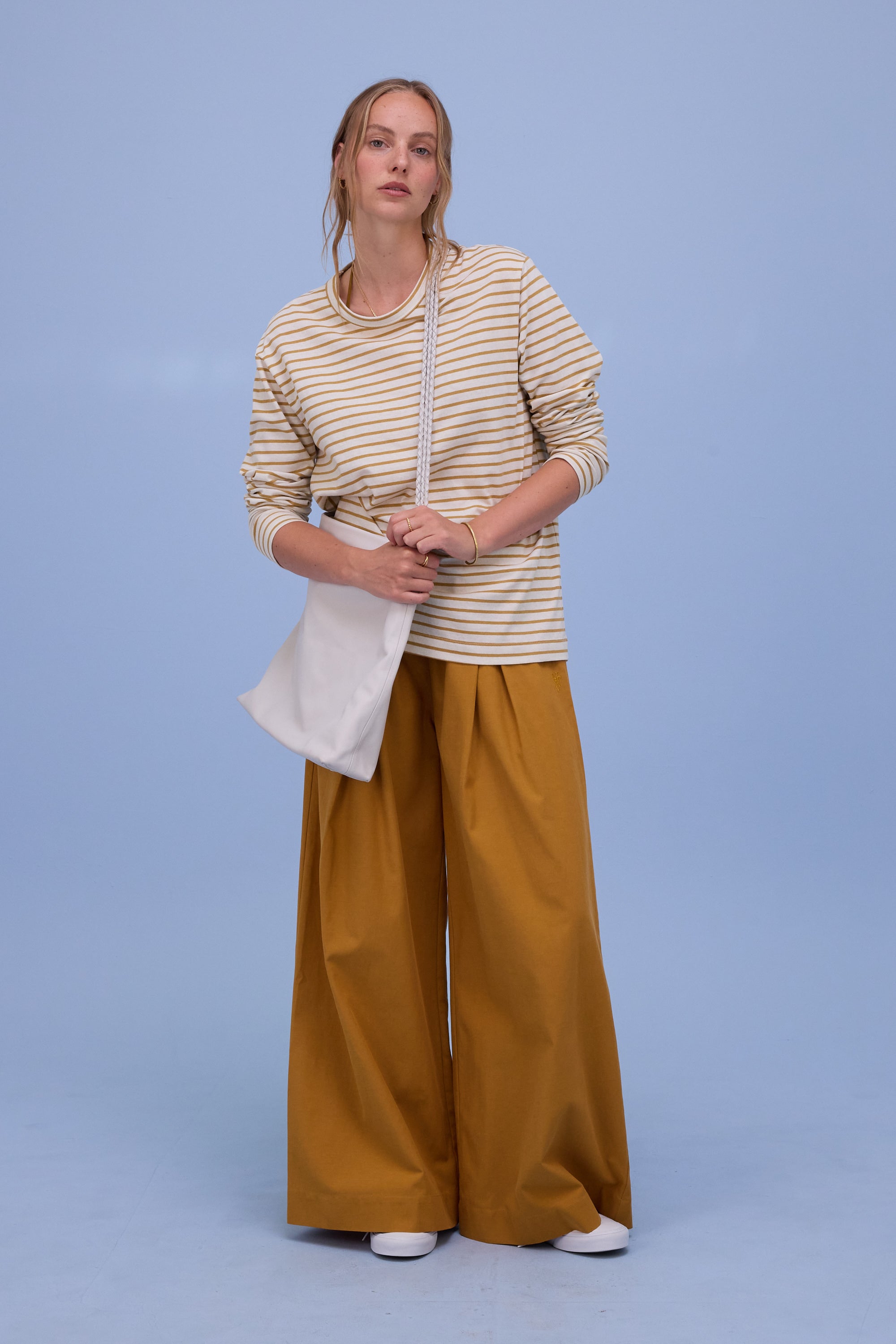 Freddy broek in oker