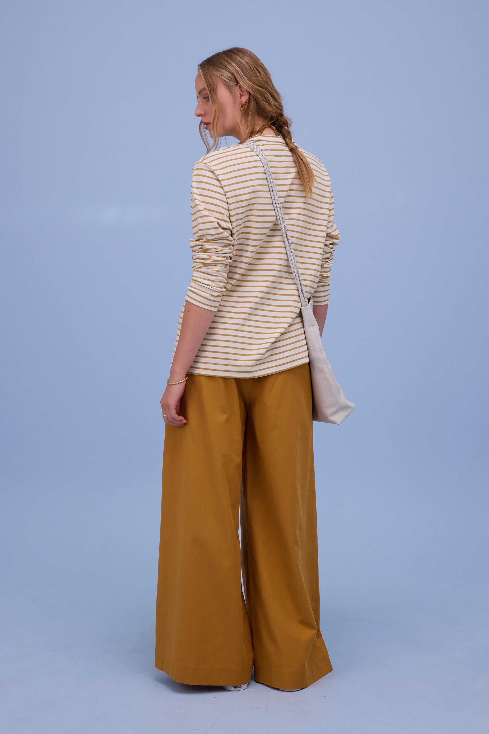 Freddy broek in oker