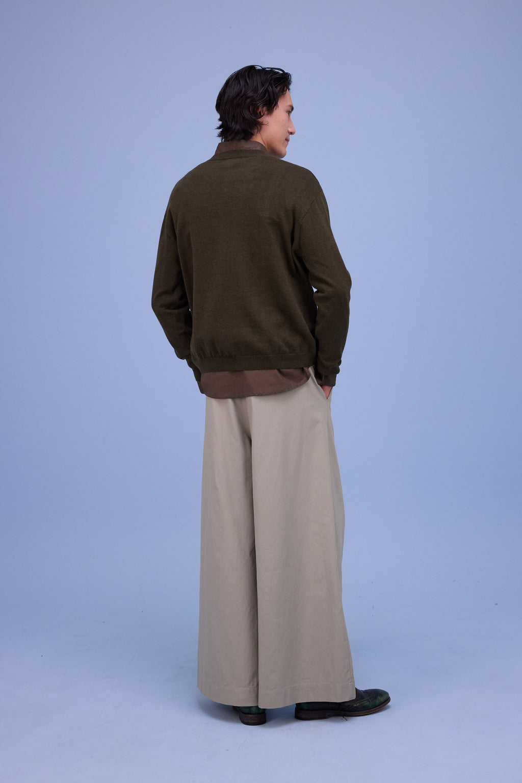 Freddy broek in dust sage