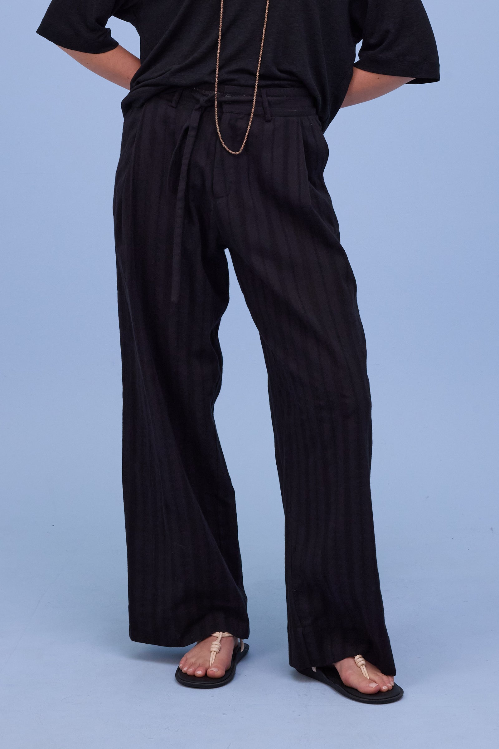 Haiko black trousers
