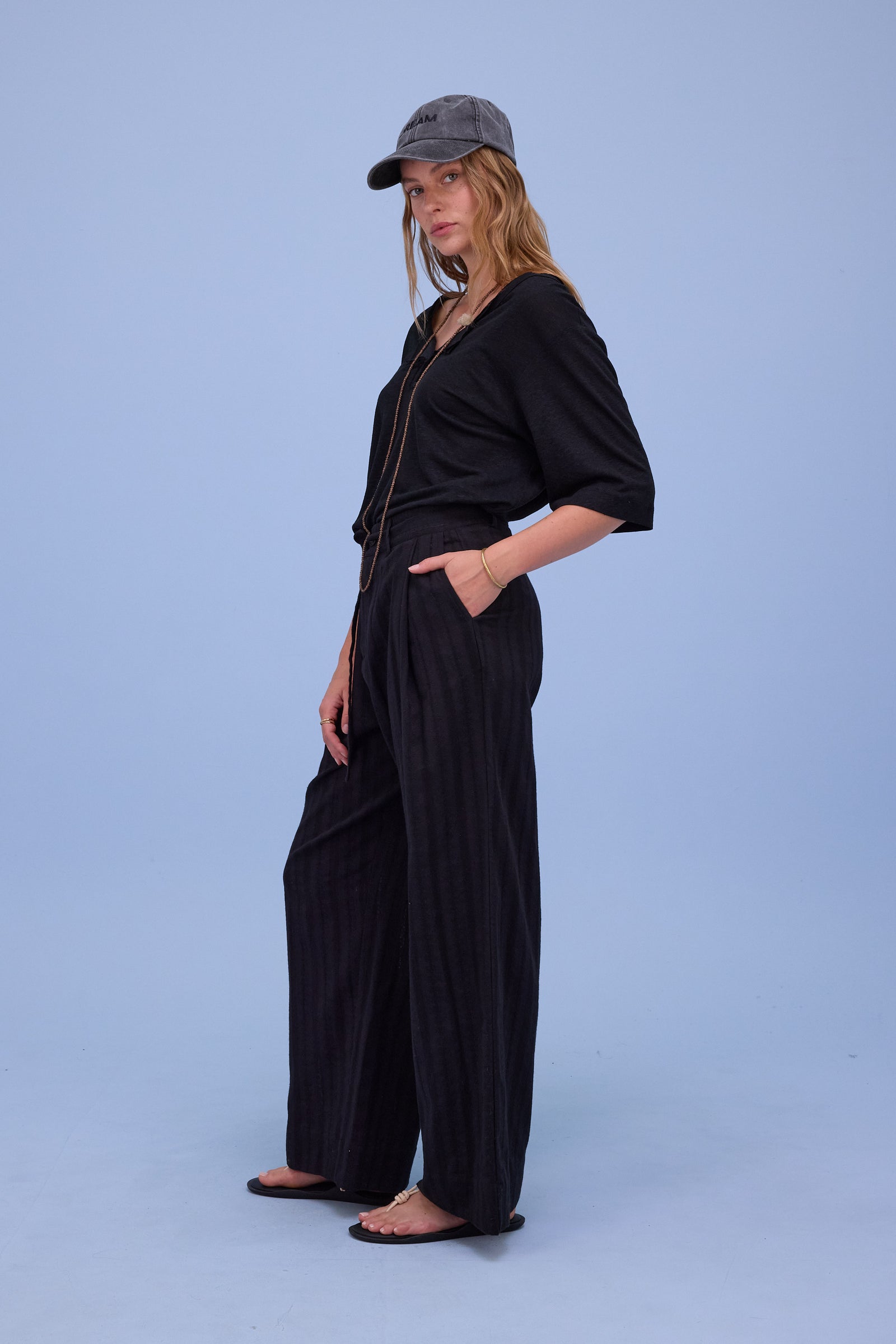 Haiko black trousers