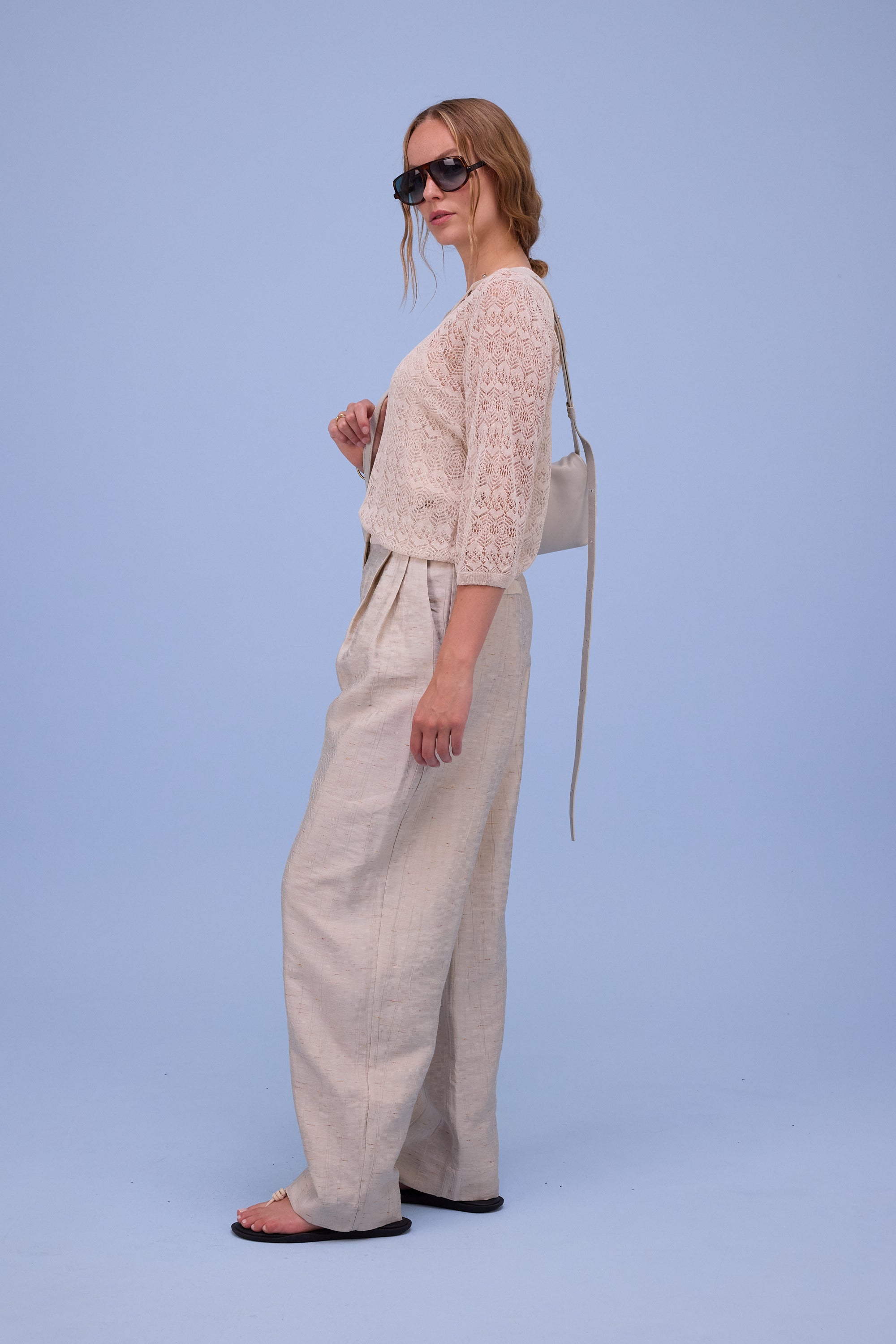 Harpo trousers in champagne santoso