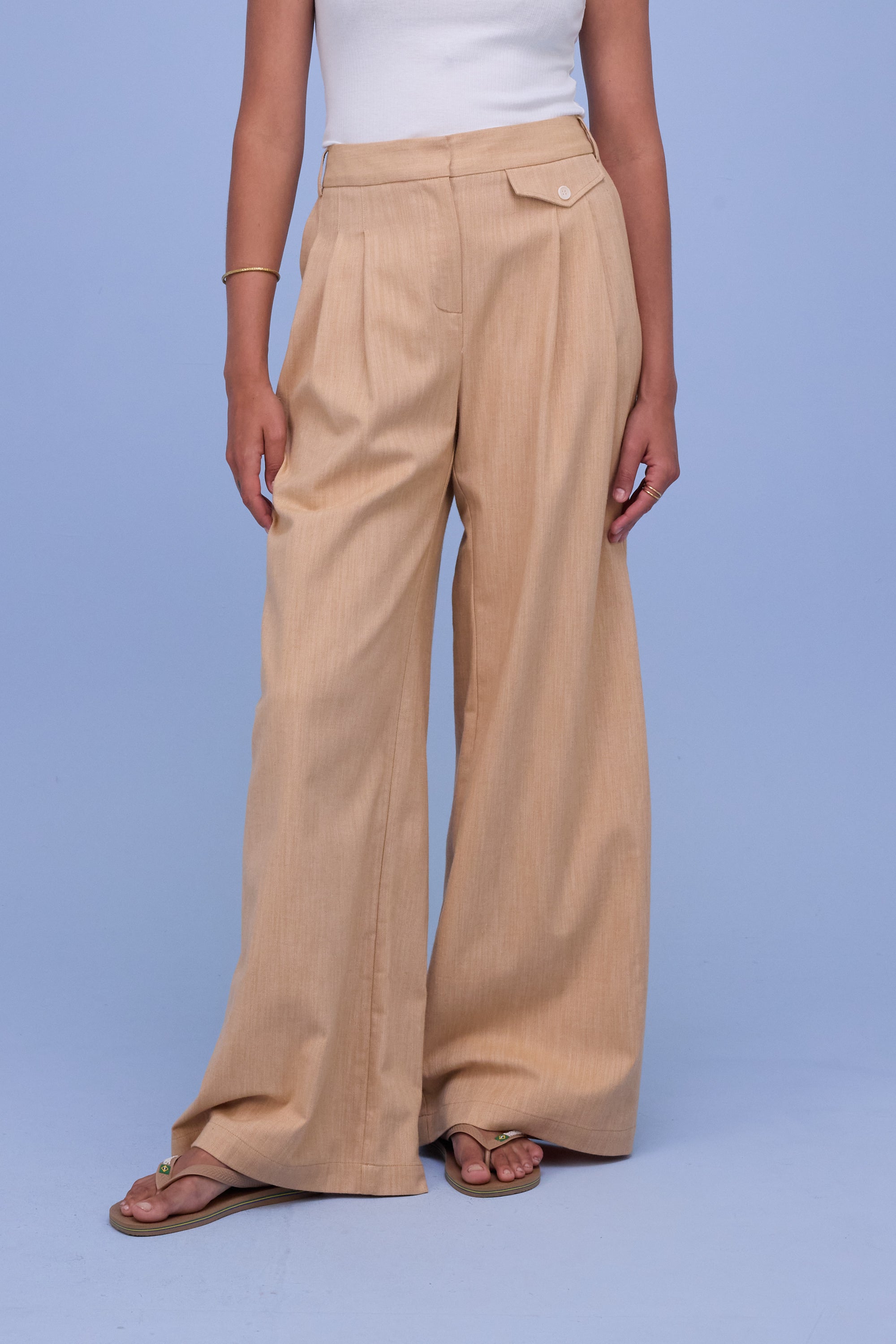 Guy broek in soft amber