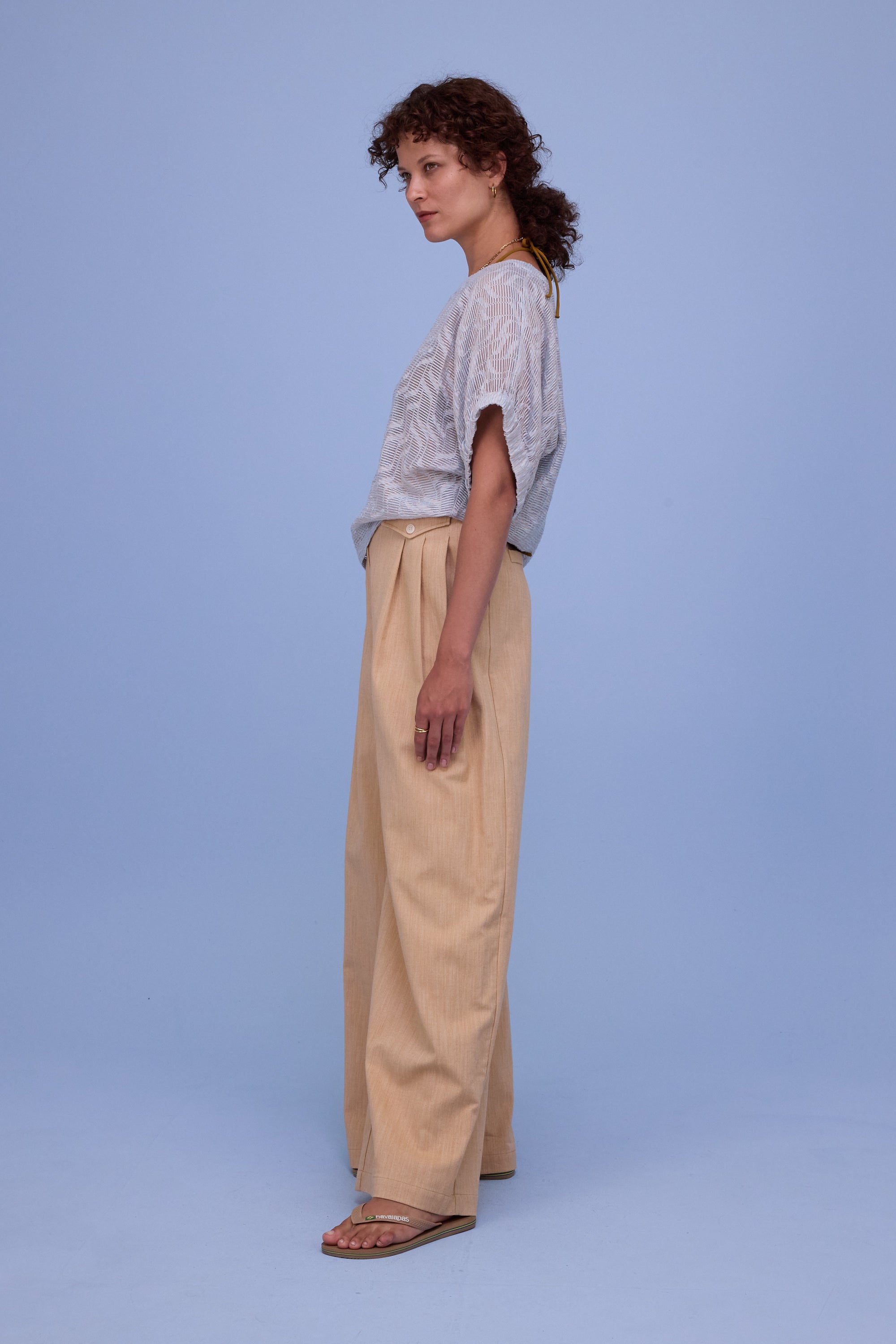 Guy broek in soft amber