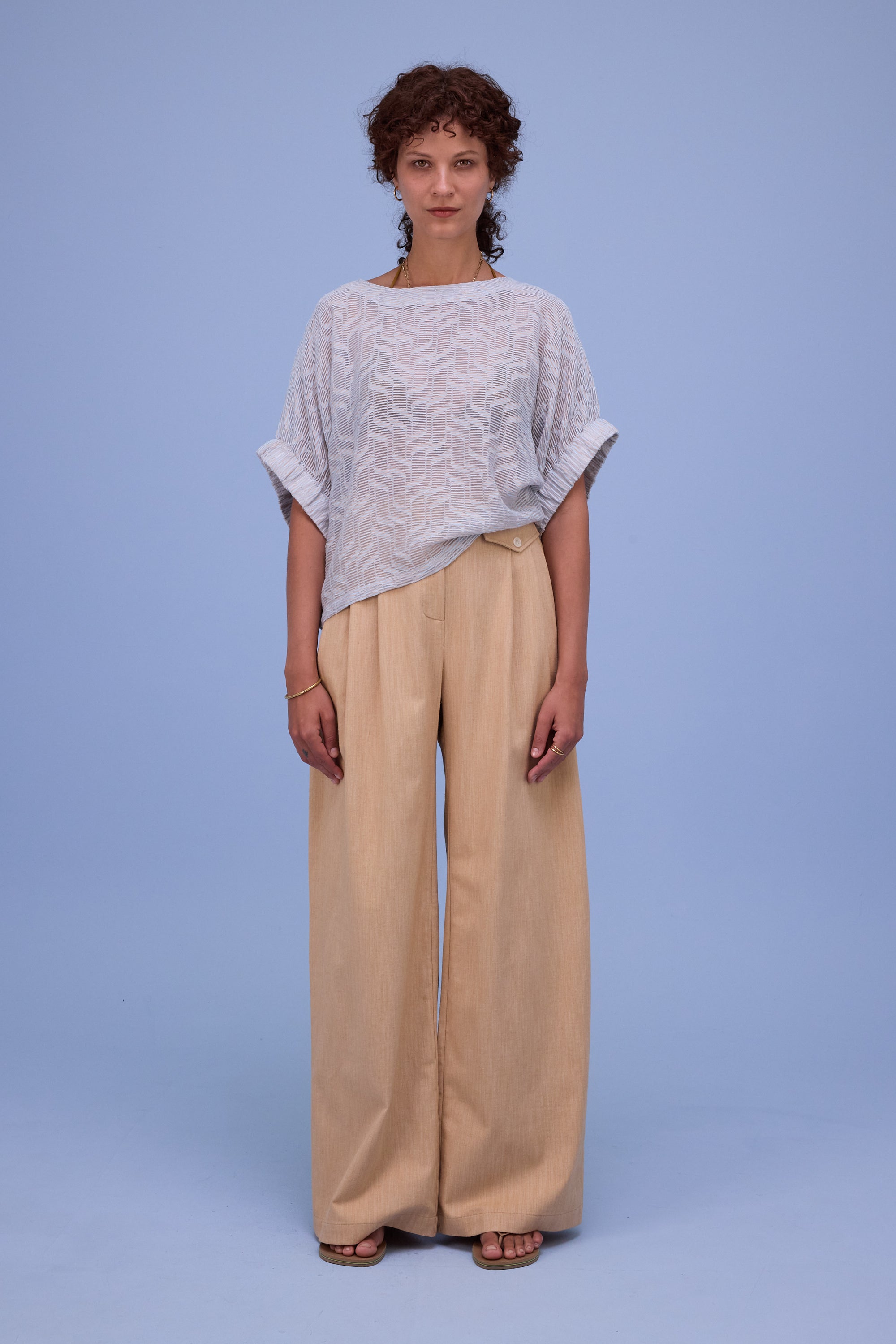 Guy broek in soft amber