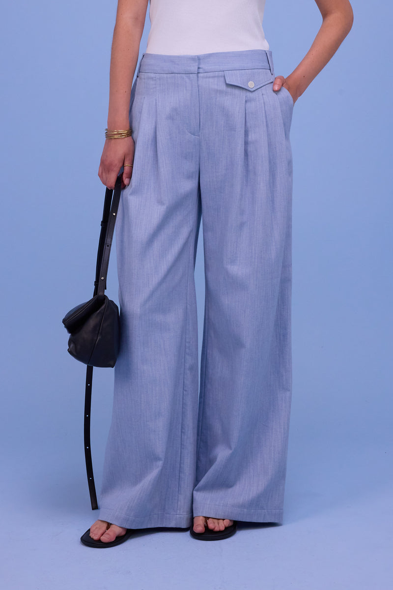 Guy broek in soft blue