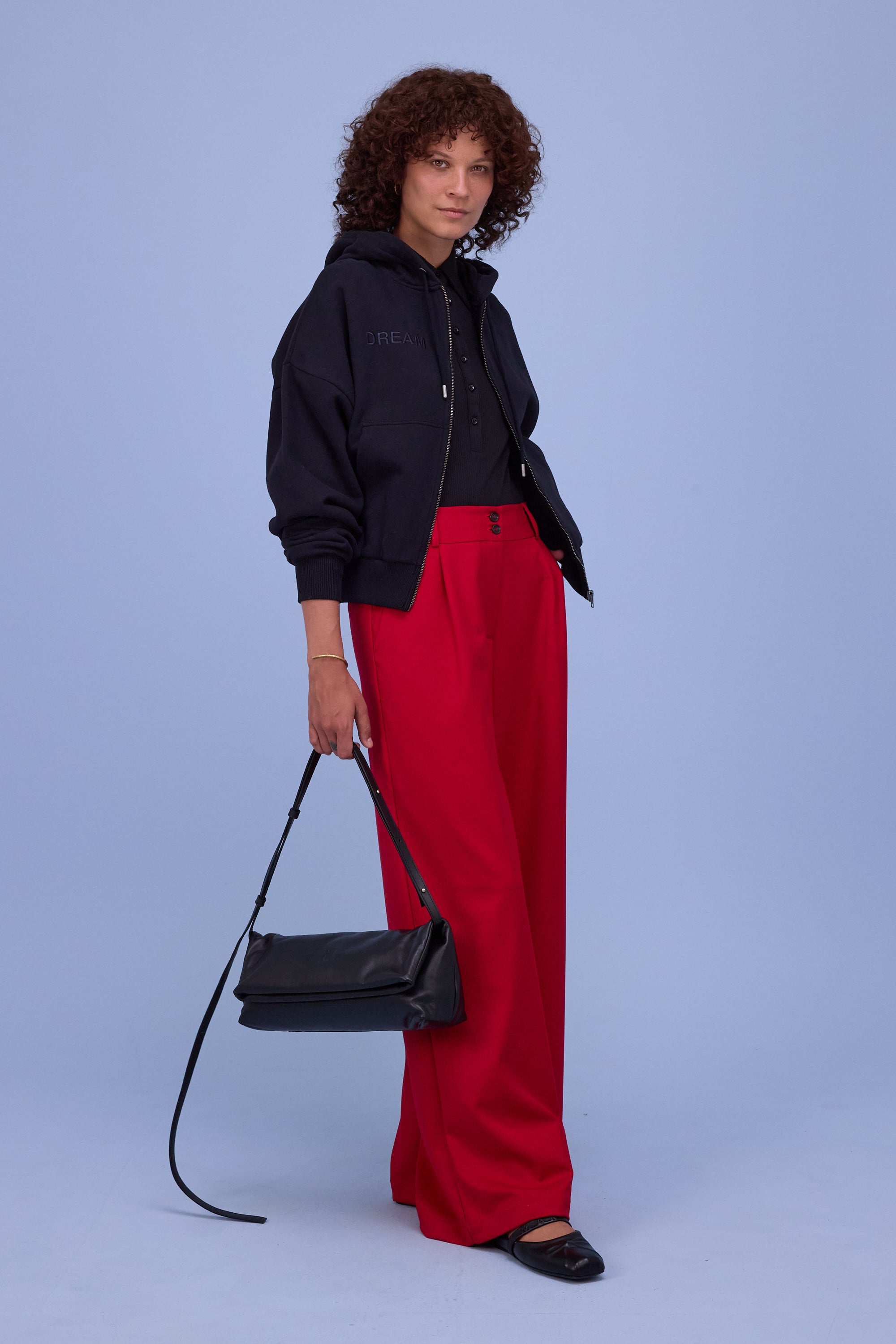 Zoella broek in lipstick red