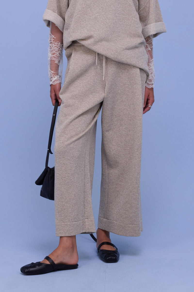 Helier broek in gold lurex