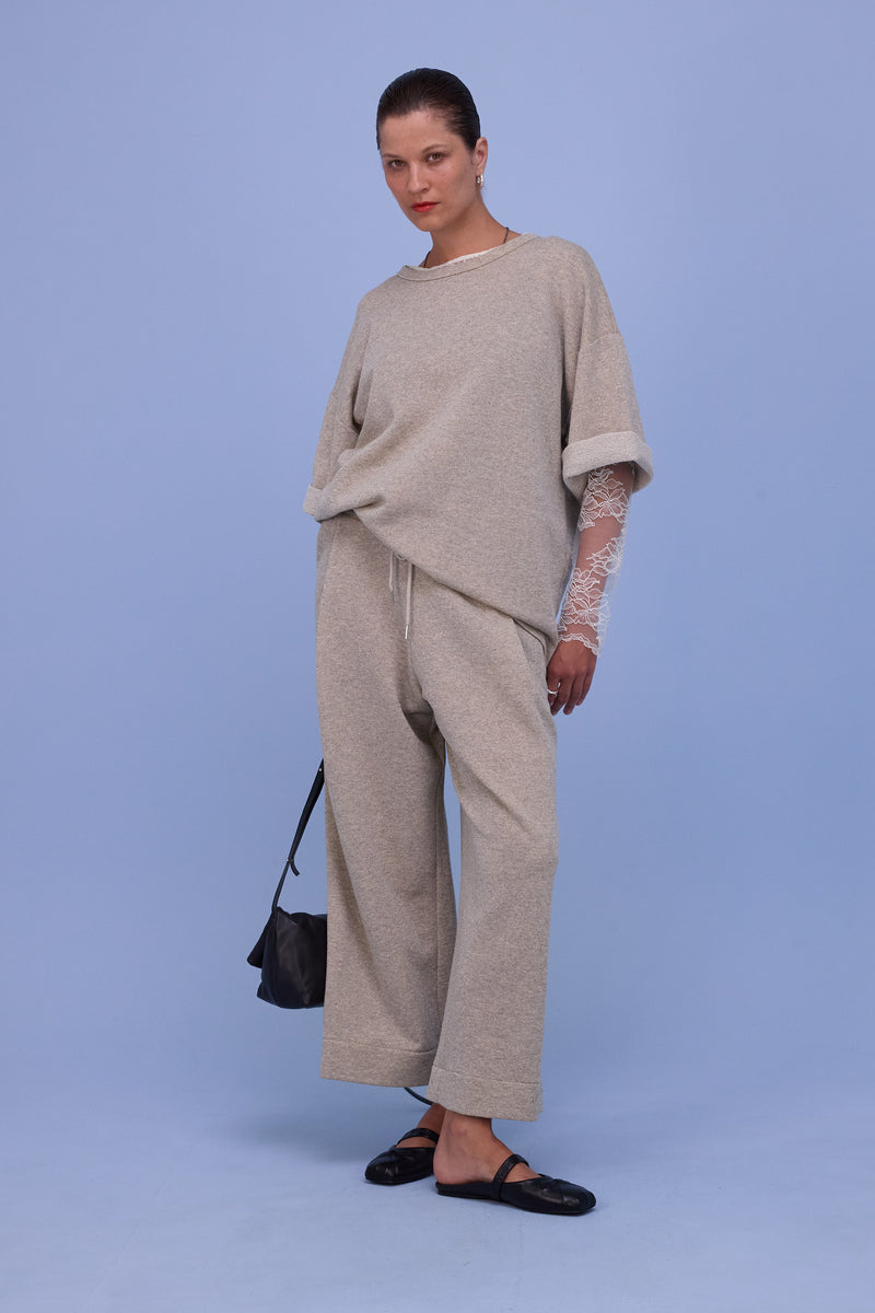 Helier broek in gold lurex