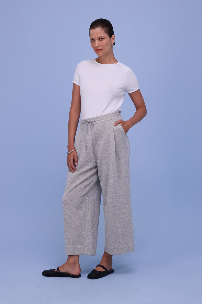 Helier broek in silver lurex