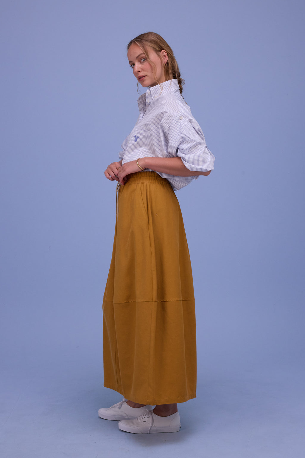 Héva skirt in ochre